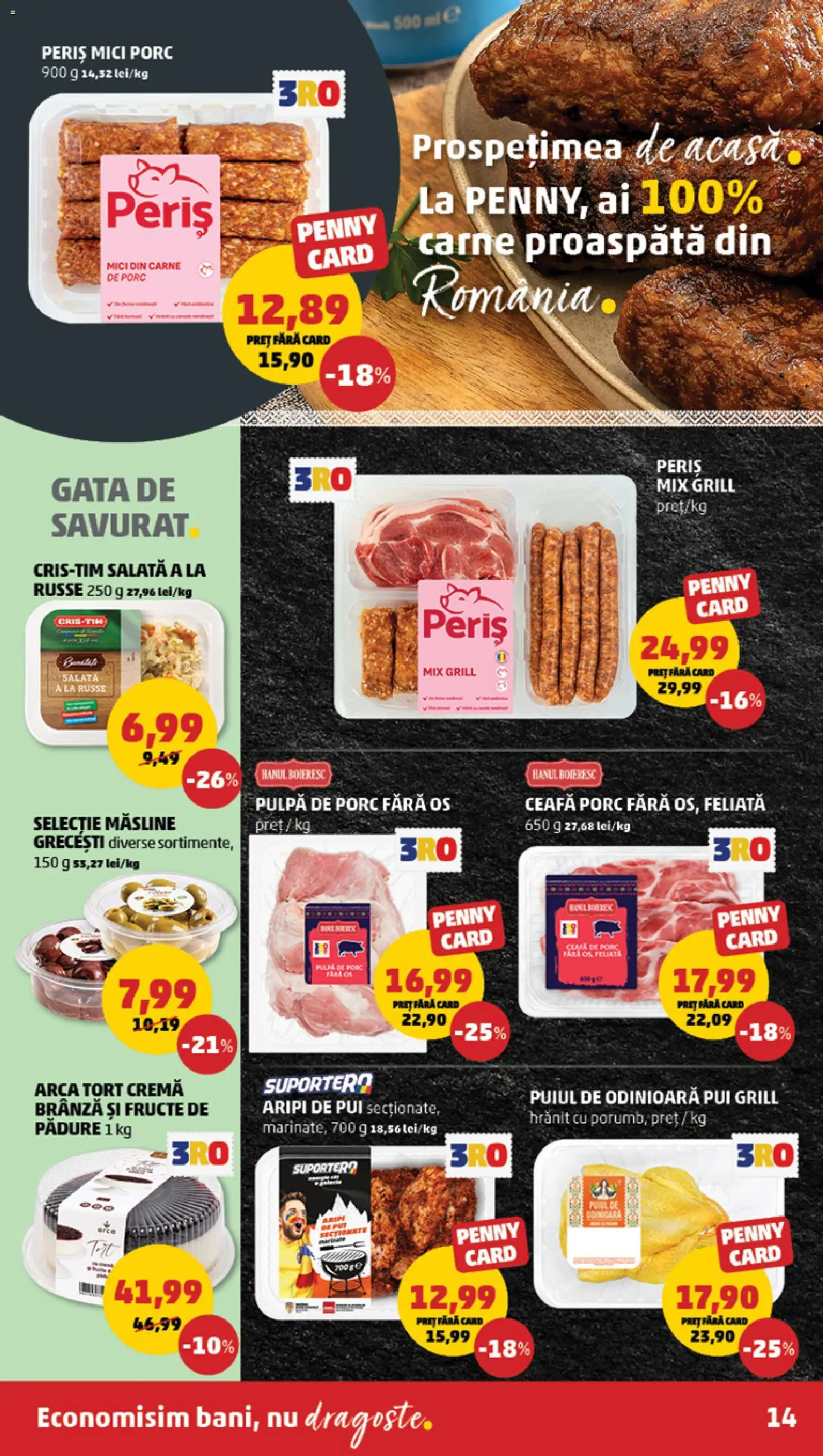 Catalog PENNY Market 15 - 20 Iulie 2026 | Pagina 14 | Produse: Grill, Keçeli kalem, Cremă, Carne De Porc