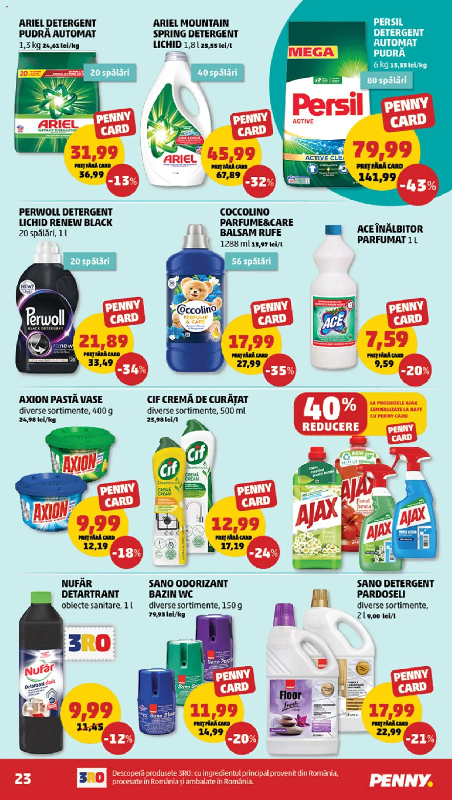 Catalog PENNY Market 15 - 20 Iulie 2026 | Pagina 23 | Produse: Pară, Raft, Balsam, Detergent