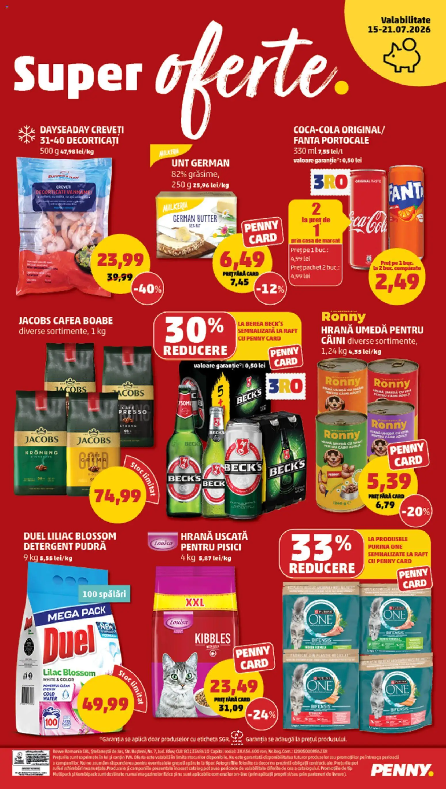 Catalog PENNY Market 15 - 20 Iulie 2026 | Pagina 24 | Produse: Raft, Köpek çiti, Cafea, Portocale