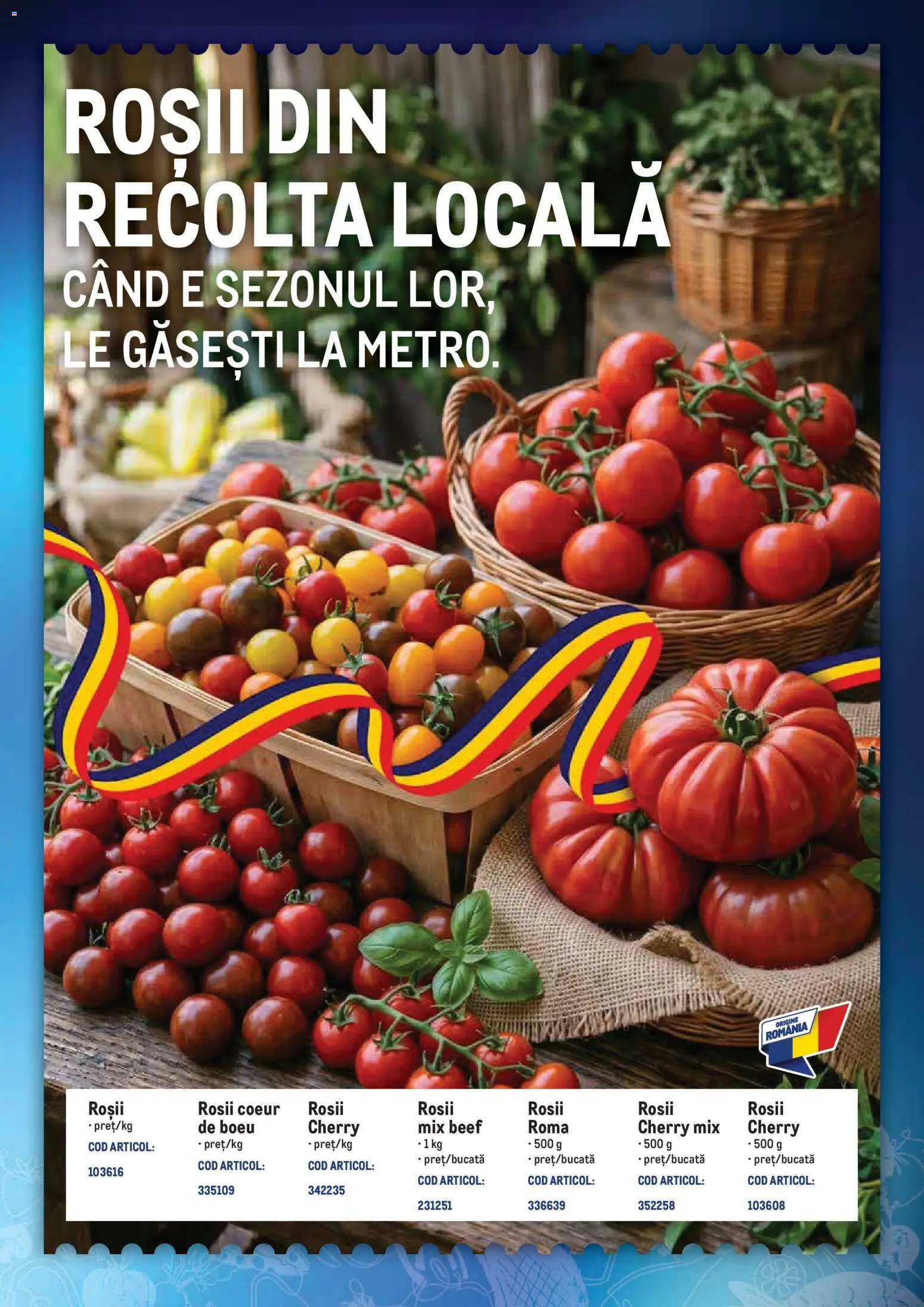 Catalog METRO 13 - 18 Iulie 2026 | Pagina 4 | Produse: Roșii