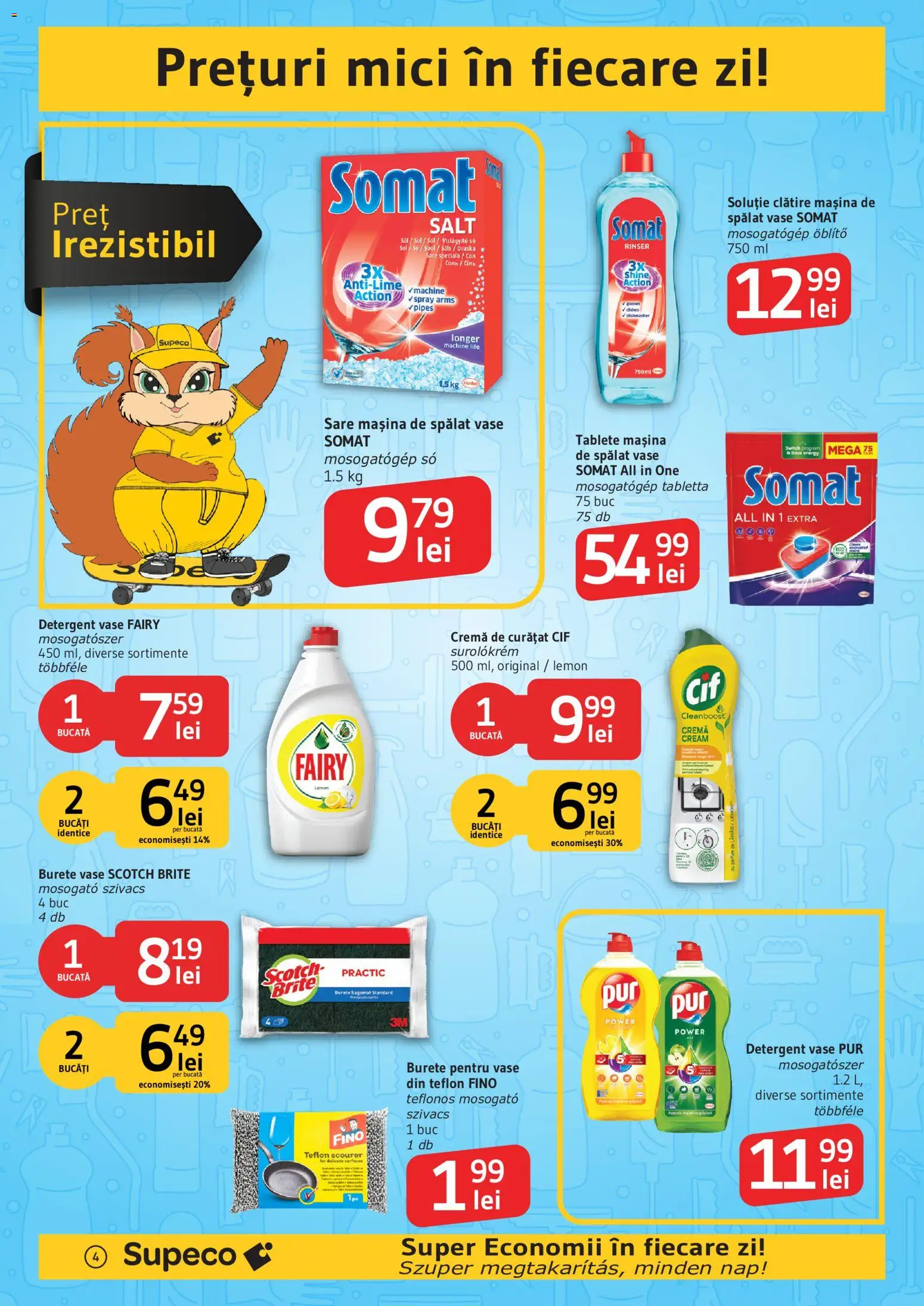 Catalog Supeco 16 Iulie - 4 August 2026 | Pagina 4 | Produse: Mici, Burete, Cremă, Sare