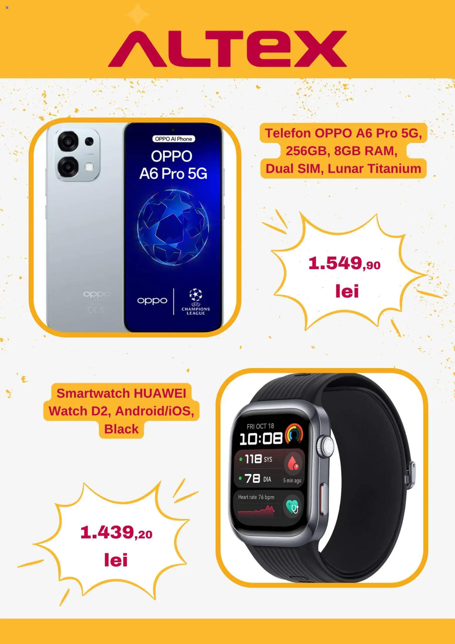 Catalog Altex 23 Iulie - 11 August 2026 | Pagina 2 | Produse: Telefon, Smartwatch