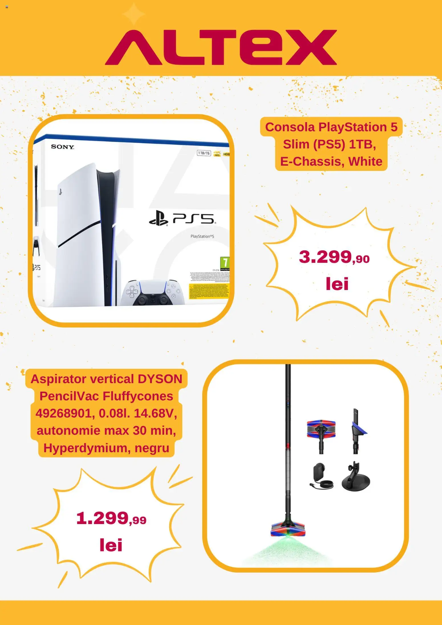 Catalog Altex 23 Iulie - 11 August 2026 | Pagina 4 | Produse: Playstation, Aspirator