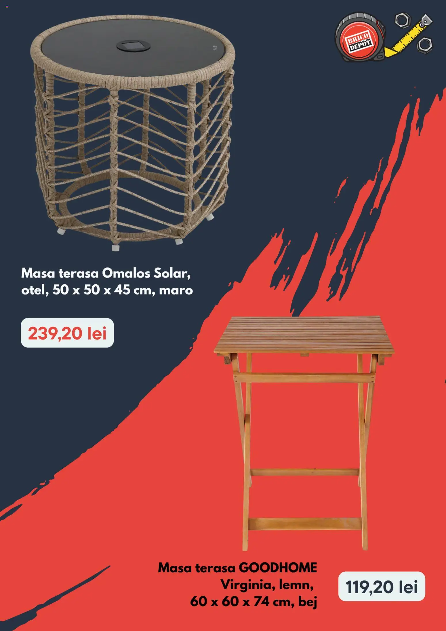 Catalog Brico Depot 16 - 28 Iulie 2026 | Pagina 3 | Produse: Masă