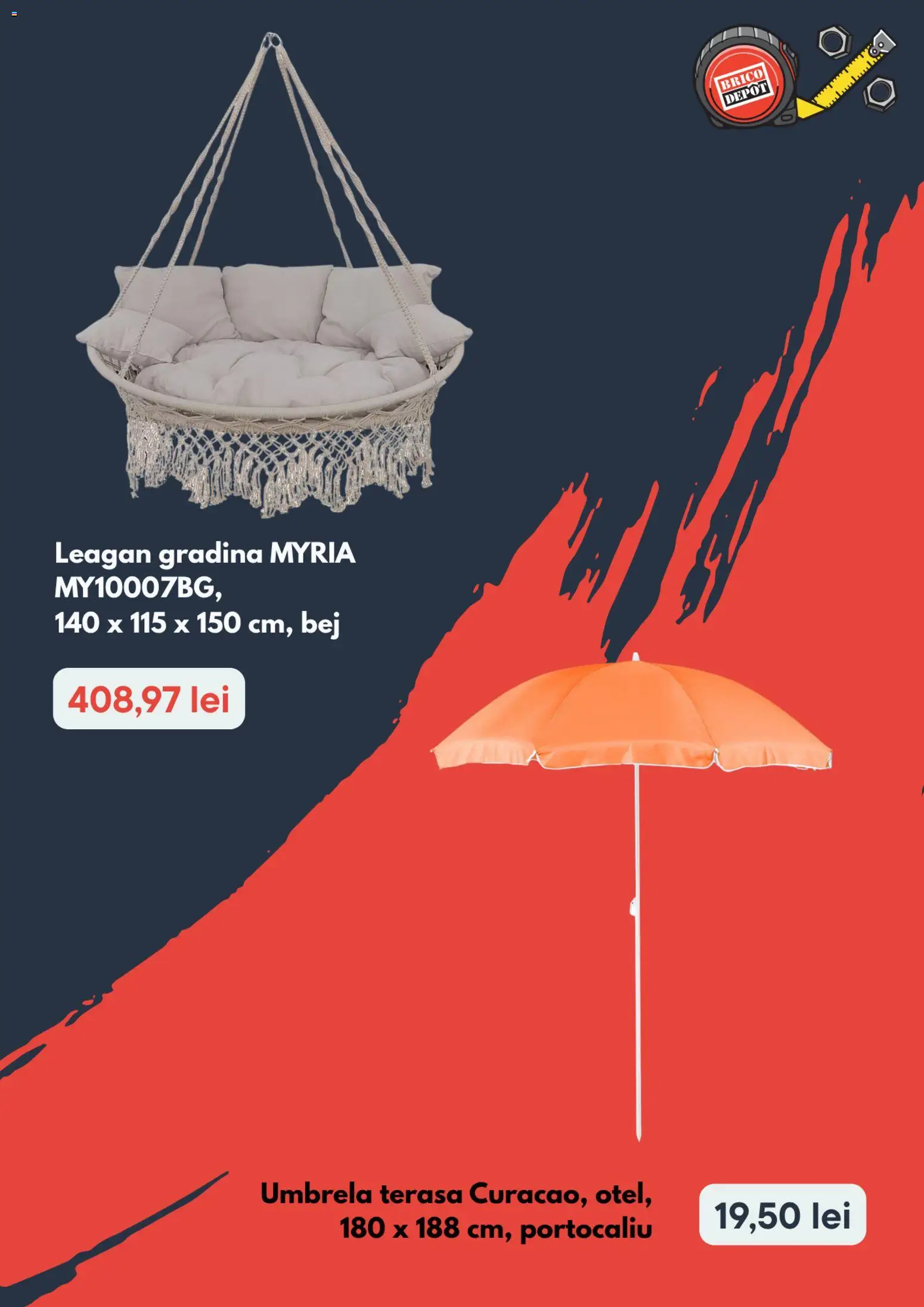 Catalog Brico Depot 16 - 28 Iulie 2026 | Pagina 4 | Produse: Umbrelă