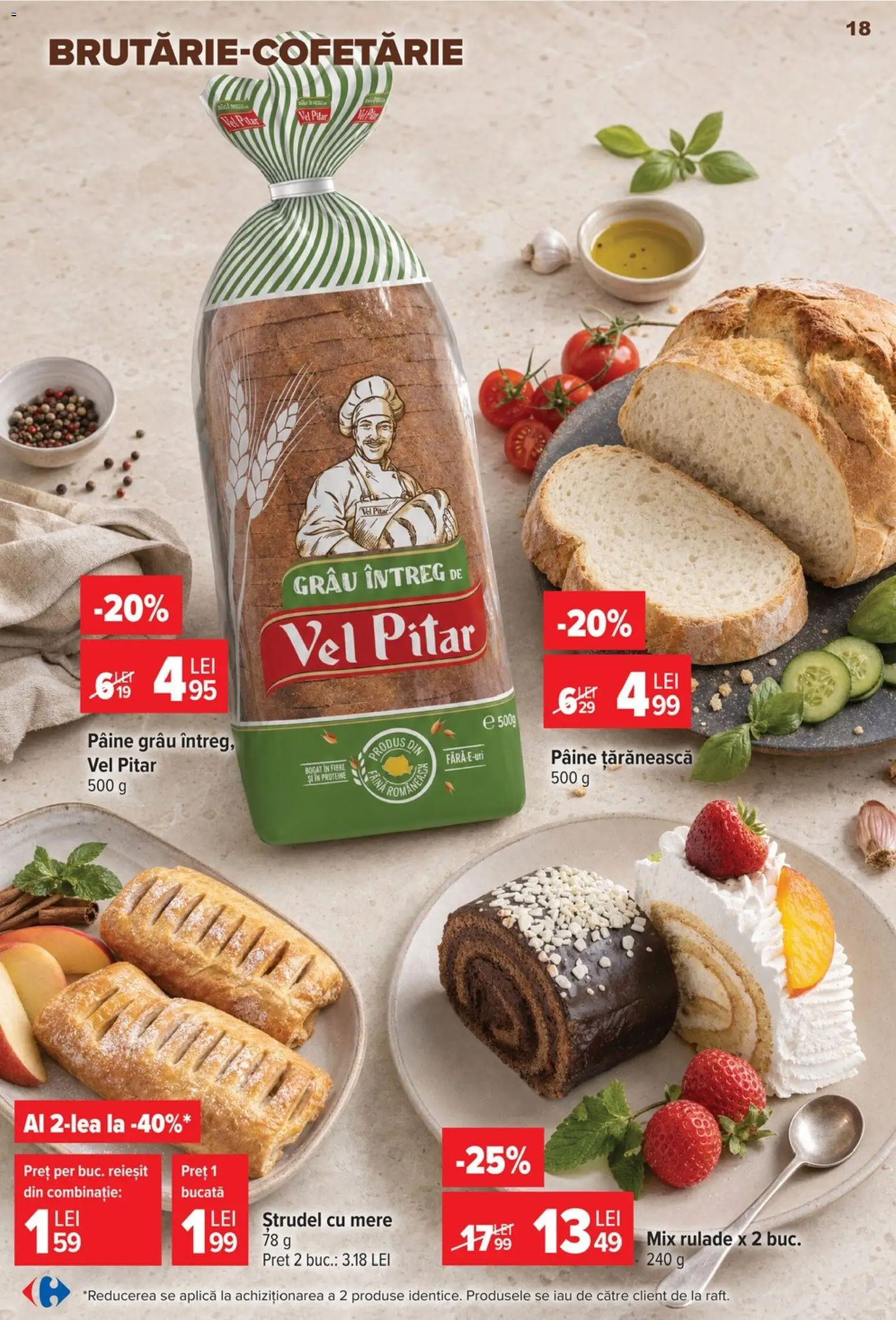 Catalog Carrefour 22 - 27 Iulie 2026 | Pagina 18 | Produse: Masaüstü kılıfı, Pâine, Făină, Mere