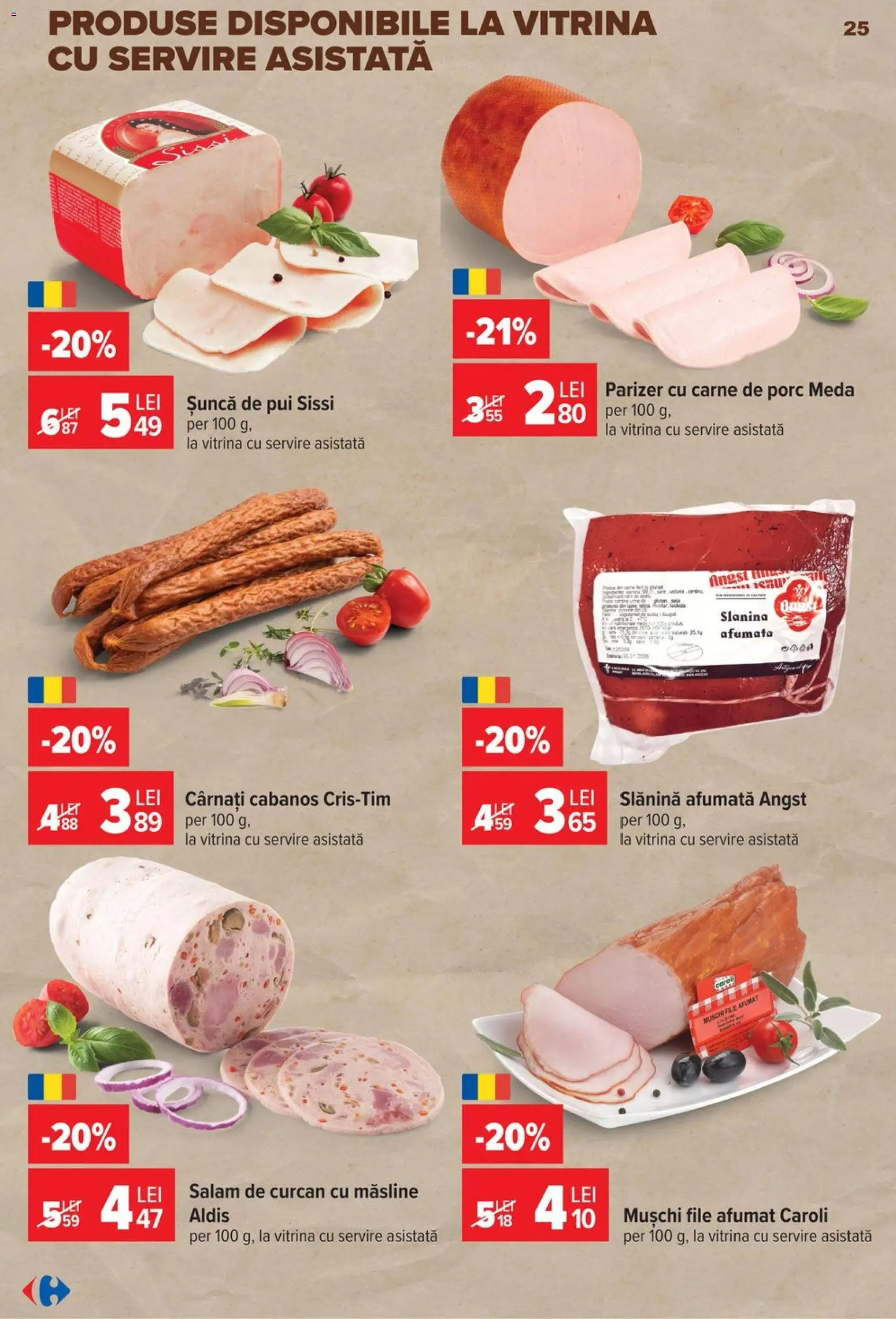 Catalog Carrefour 22 - 27 Iulie 2026 | Pagina 25 | Produse: Filtre kahve makinesi, Hacıyatmaz Kedi Oyuncağı, Măsline, Salam