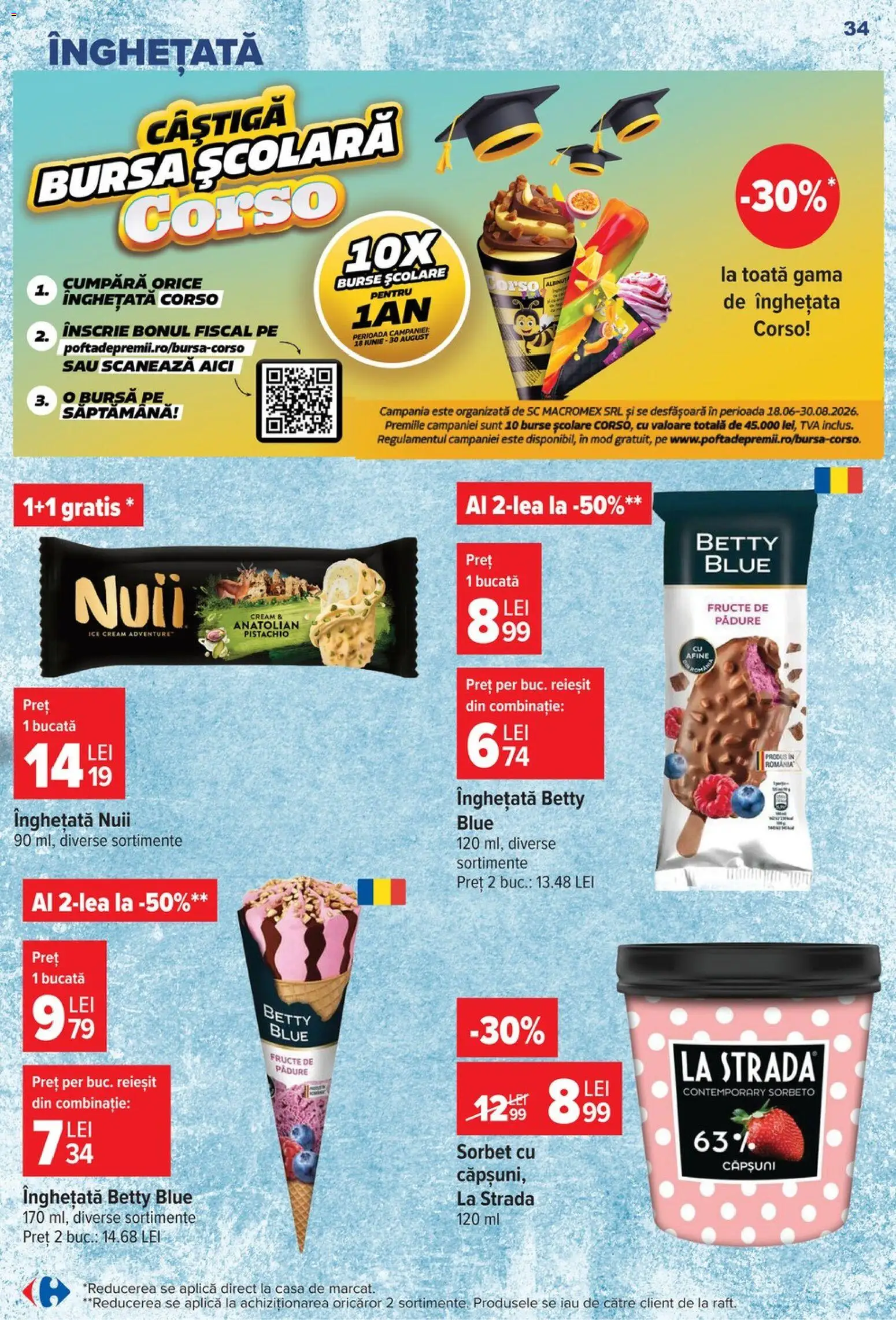 Catalog Carrefour 22 - 27 Iulie 2026 | Pagina 34 | Produse: Afine, Raft, Căpșuni, Fructe