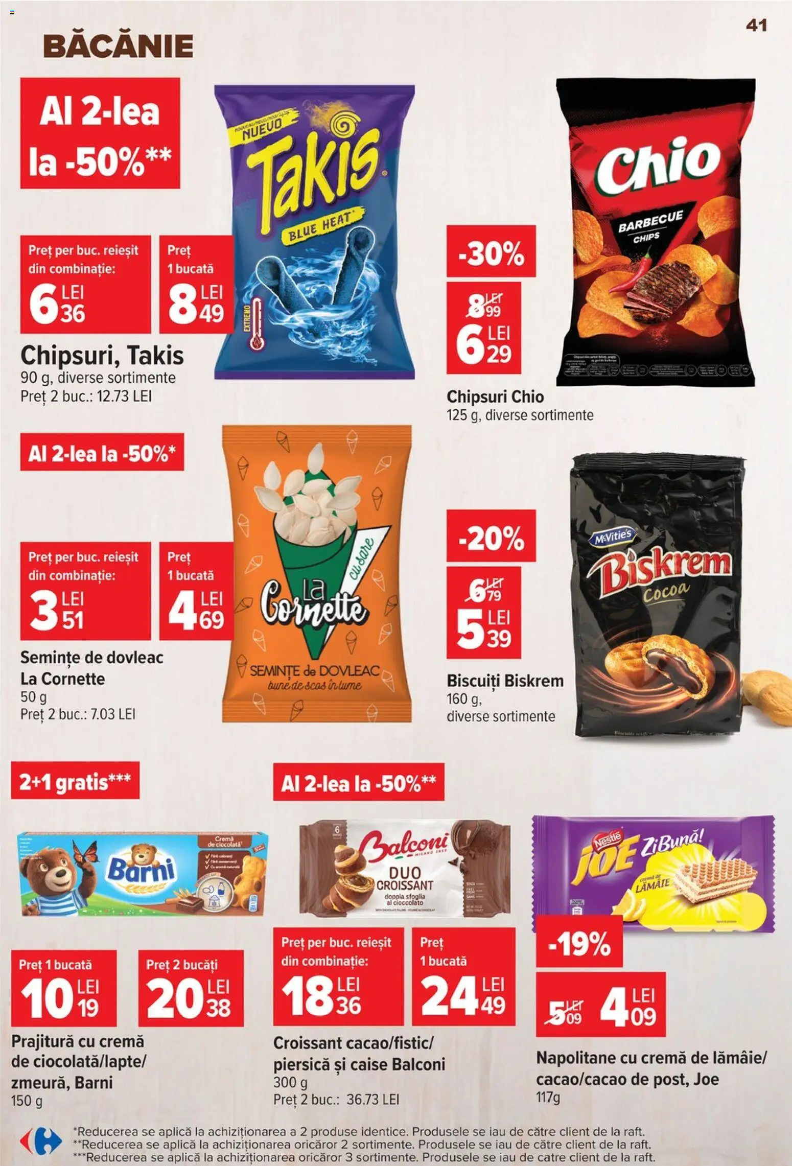 Catalog Carrefour 22 - 27 Iulie 2026 | Pagina 41 | Produse: Cremă, Biscuiți, Ahtapot, Lămâie