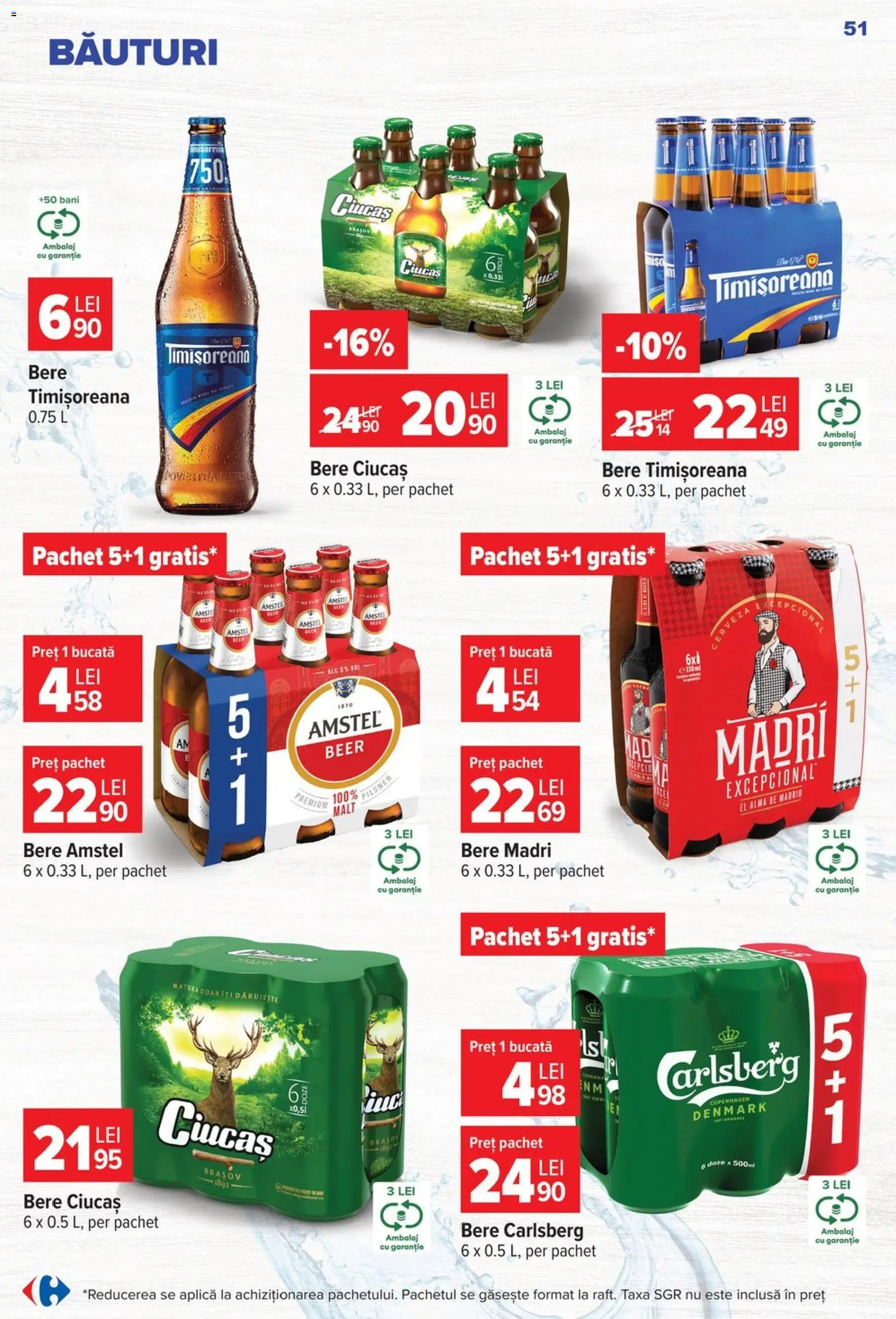 Catalog Carrefour 22 - 27 Iulie 2026 | Pagina 51 | Produse: Bere