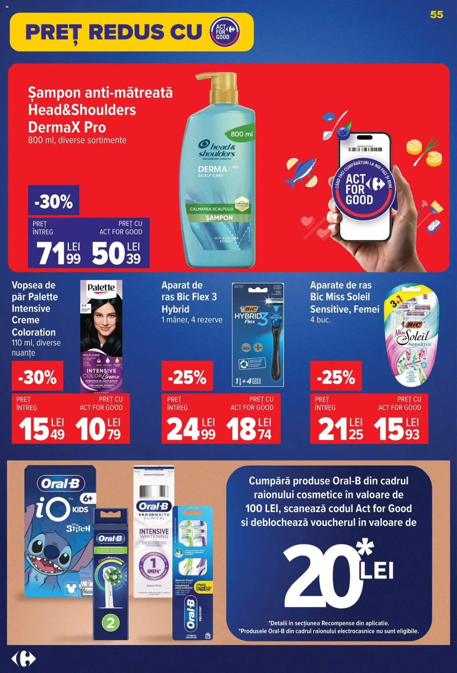Catalog Carrefour 22 - 27 Iulie 2026 | Pagina 55 | Produse: Vopsea, Șampon