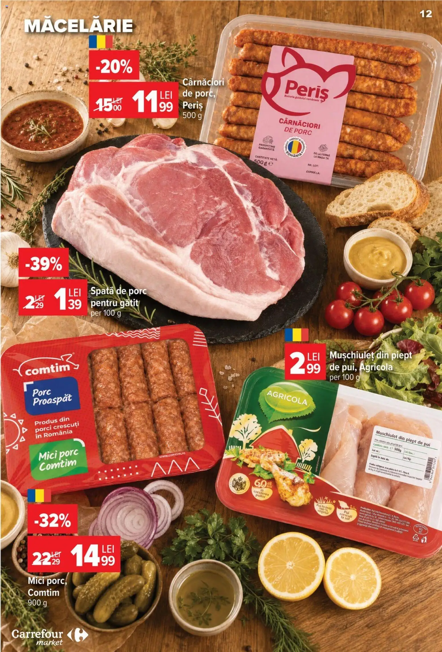 Catalog Carrefour 22 - 27 Iulie 2026 | Pagina 12 | Produse: Masă, Hacıyatmaz Kedi Oyuncağı, Mici