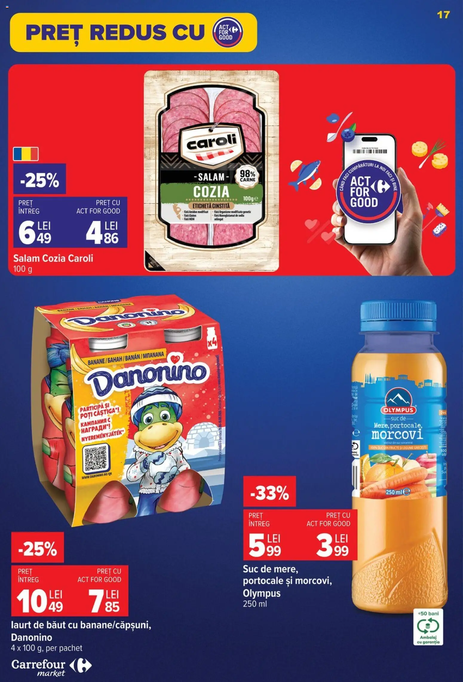 Catalog Carrefour 22 - 27 Iulie 2026 | Pagina 17 | Produse: Banane, Morcovi, Legume, Sare