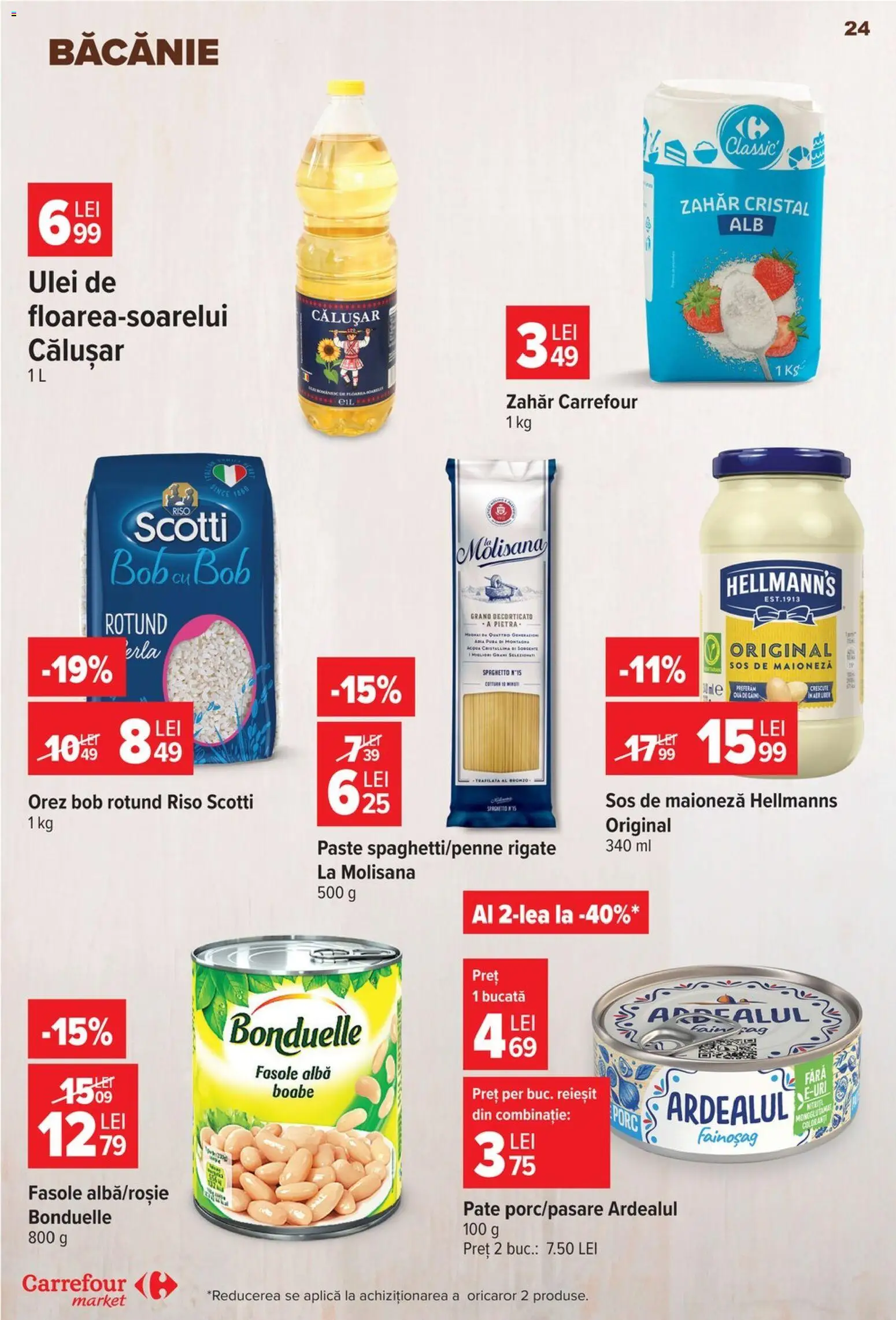 Catalog Carrefour 22 - 27 Iulie 2026 | Pagina 24 | Produse: Pate, Paste, Maioneză, Sos