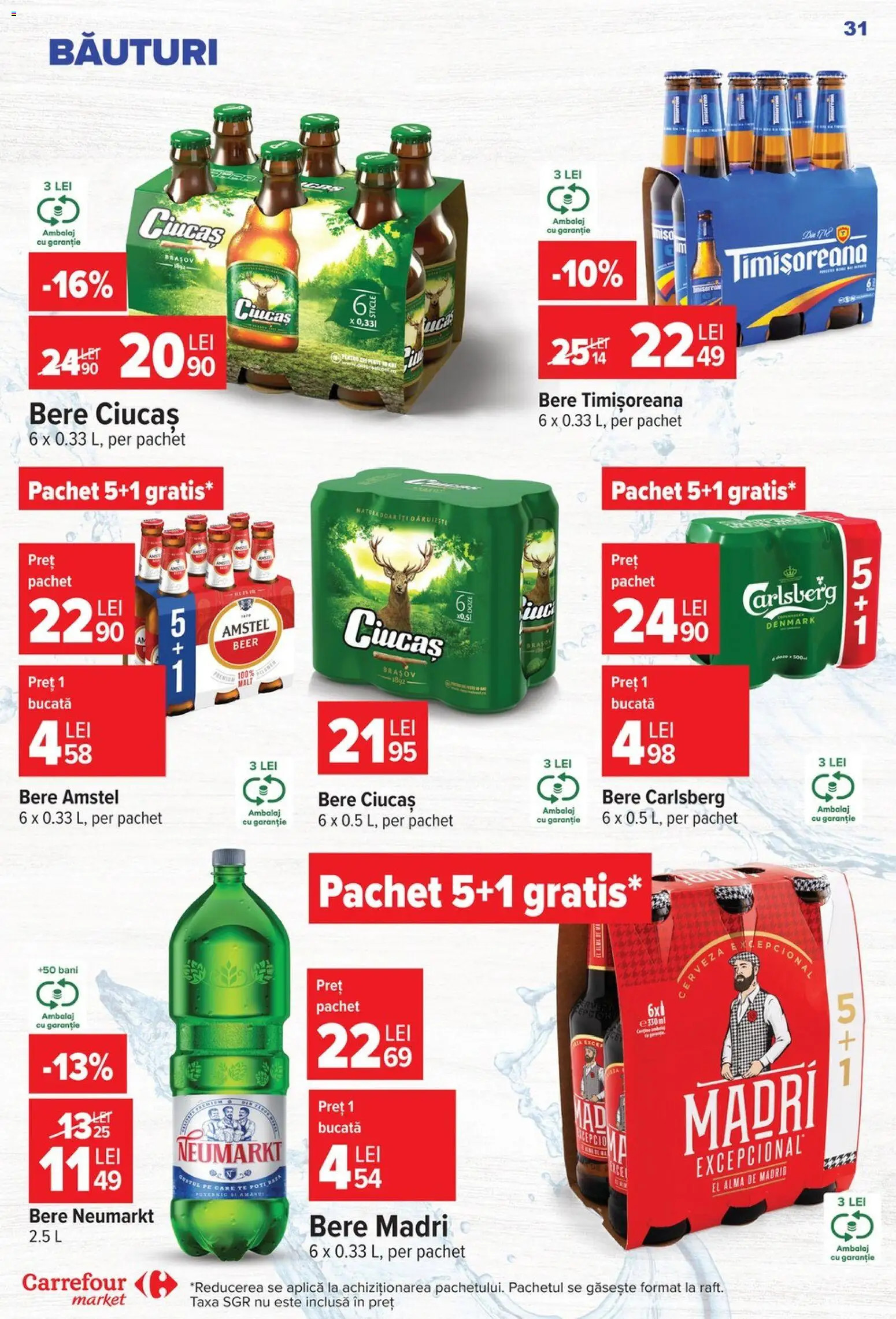 Catalog Carrefour 22 - 27 Iulie 2026 | Pagina 31 | Produse: Bere