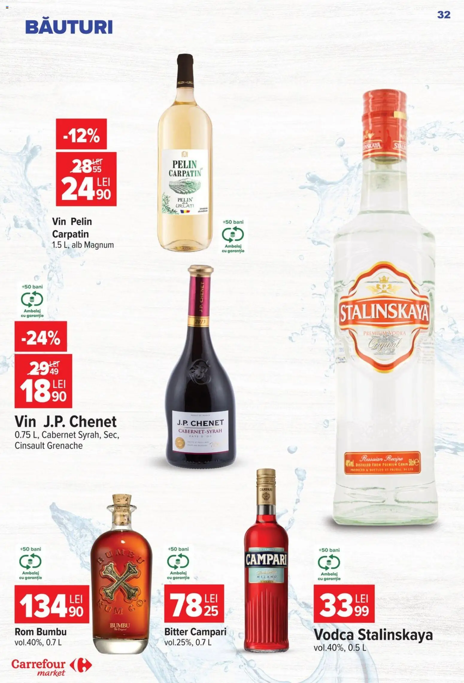 Catalog Carrefour 22 - 27 Iulie 2026 | Pagina 32 | Produse: Su ısıtıcı, Vin, Rom