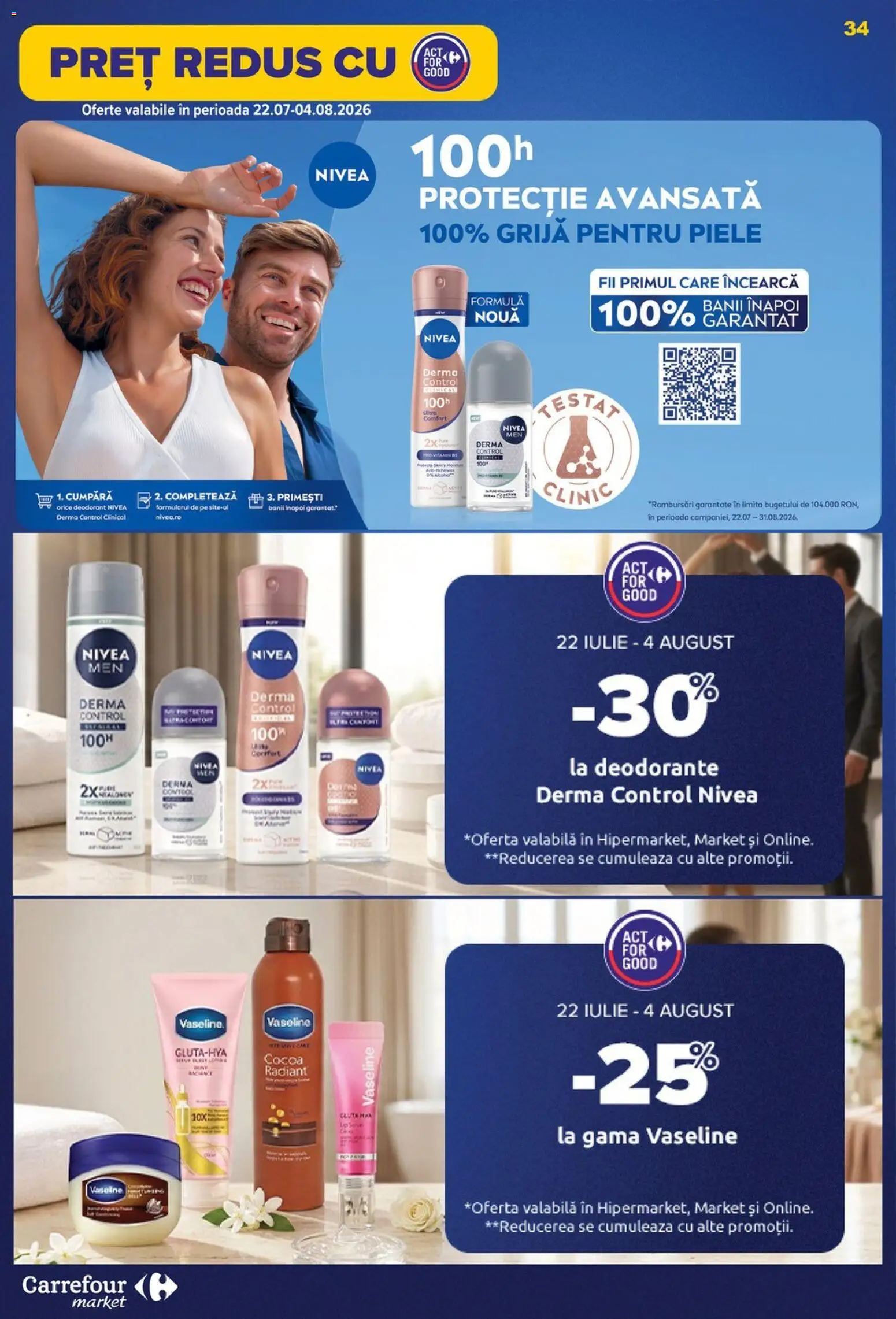 Catalog Carrefour 22 - 27 Iulie 2026 | Pagina 34 | Produse: Deodorant
