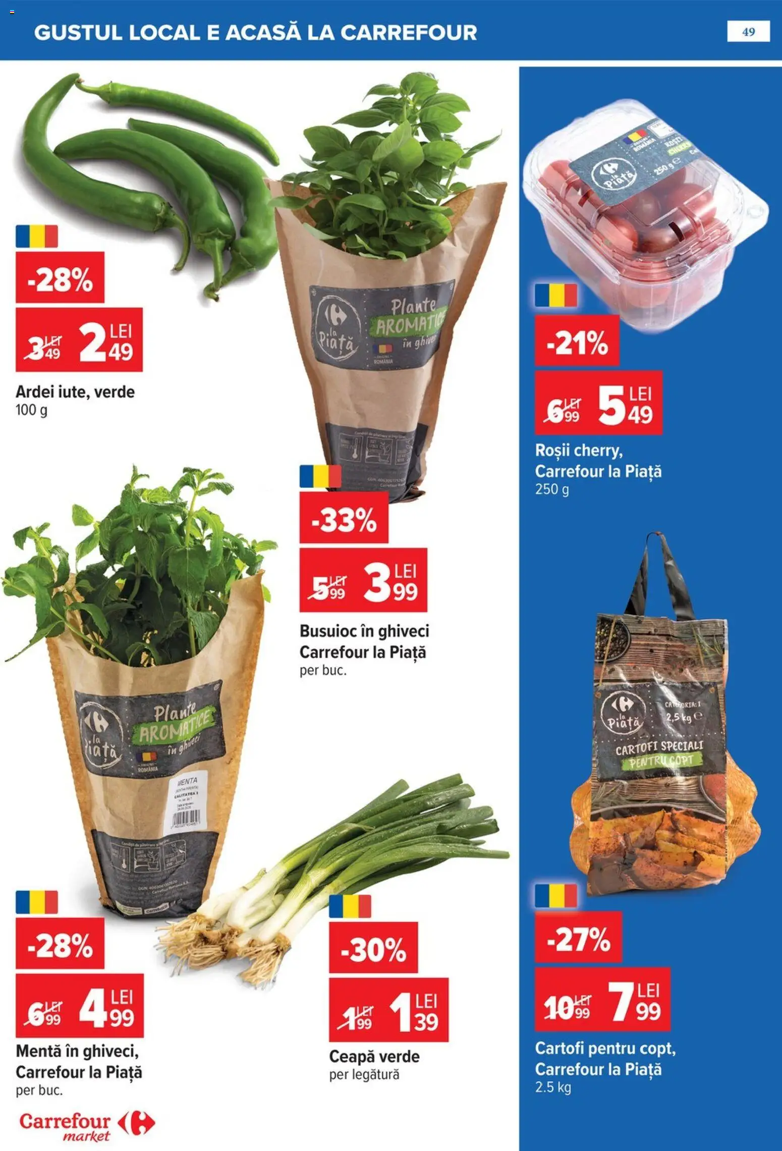Catalog Carrefour 22 - 27 Iulie 2026 | Pagina 49 | Produse: Ardei, Roșii, Cartofi, Ceapă