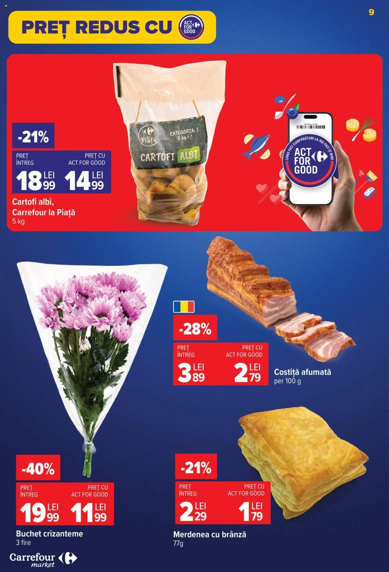 Catalog Carrefour 22 - 27 Iulie 2026 | Pagina 9 | Produse: Brânză, Cartofi