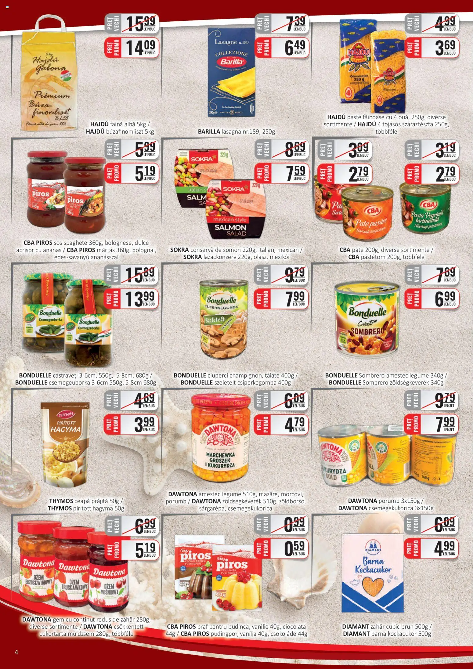 Catalog CBA 16 - 30 Iulie 2026 | Pagina 4 | Produse: Ciocolată, Porumb, Legume, Sos