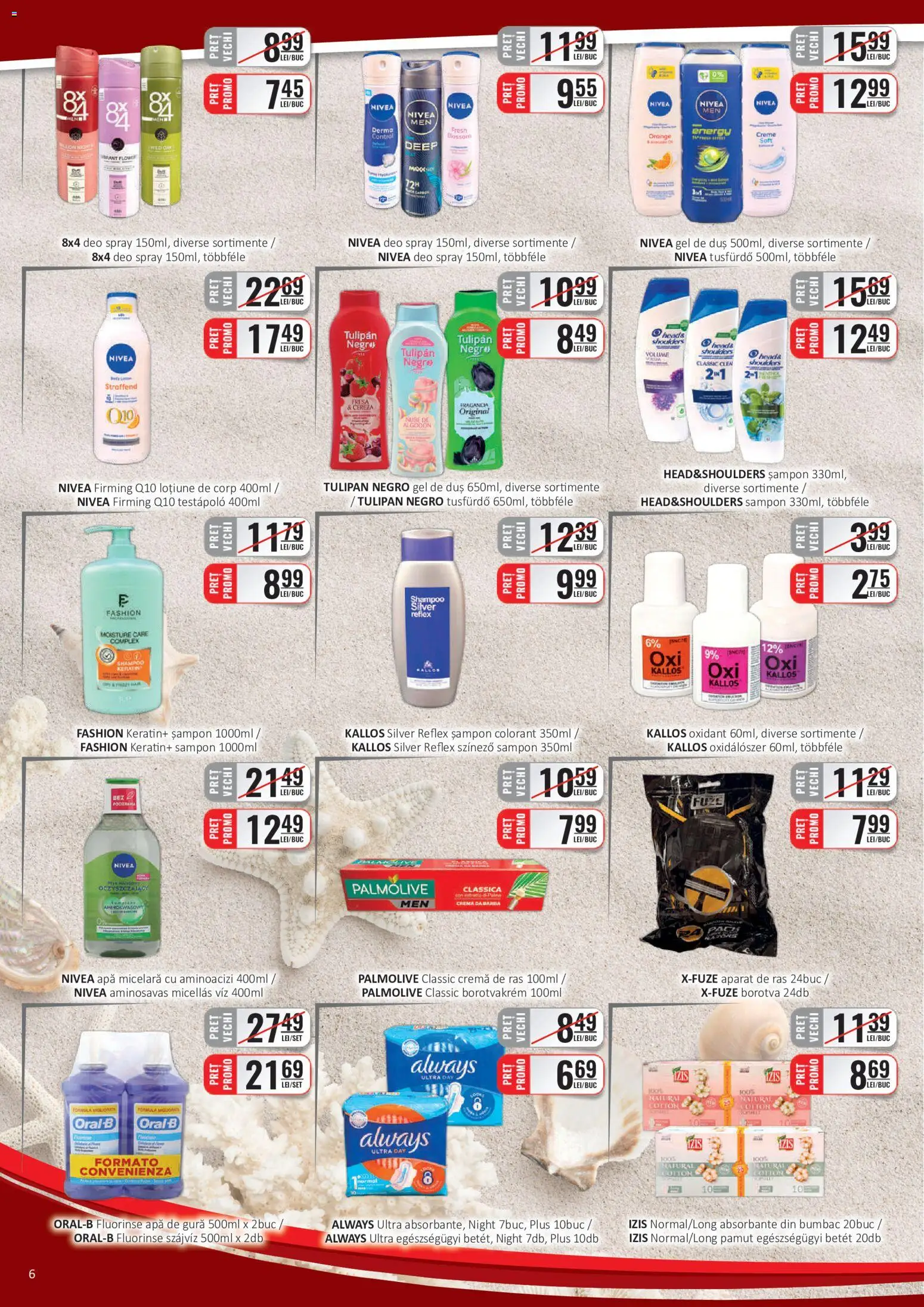 Catalog CBA 16 - 30 Iulie 2026 | Pagina 6 | Produse: Duș, Șampon, Cremă, Apă