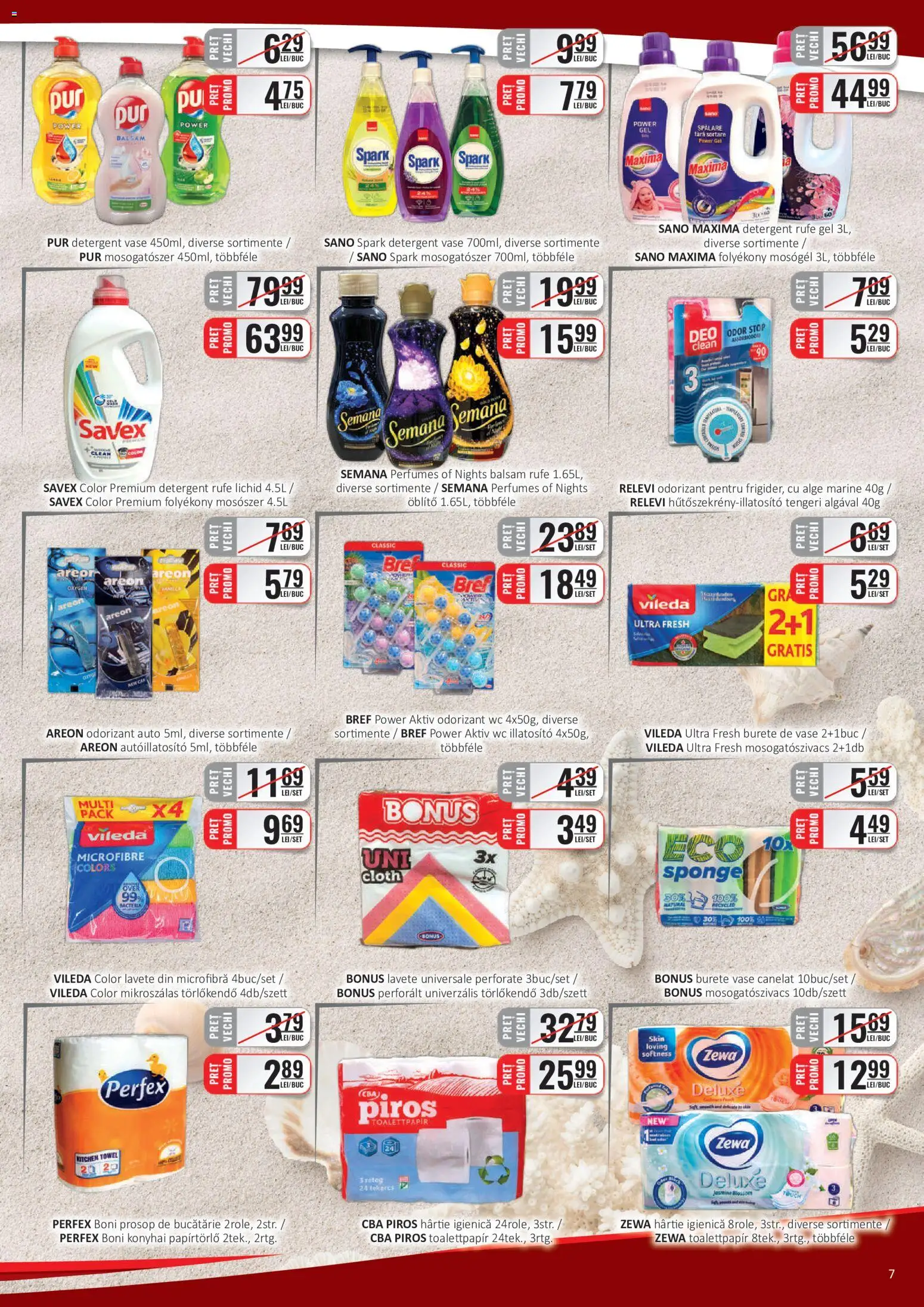 Catalog CBA 16 - 30 Iulie 2026 | Pagina 7 | Produse: Burete, Balsam, Detergent, Lavete
