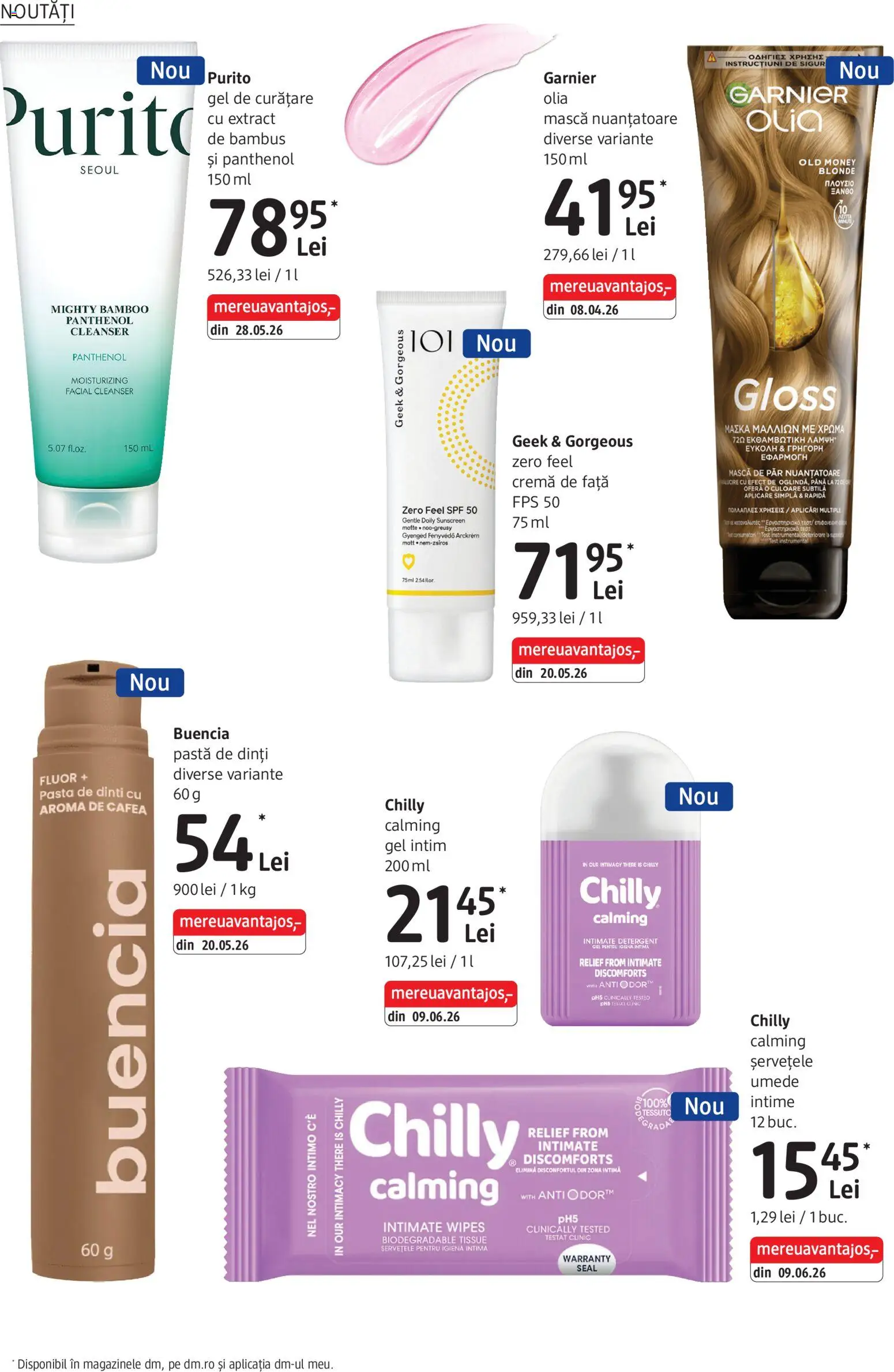 Catalog DM Drogerie Markt 23 Iulie - 24 August 2026 | Pagina 14 | Produse: Gel de curățare, Mască de păr, Cafea, Detergent