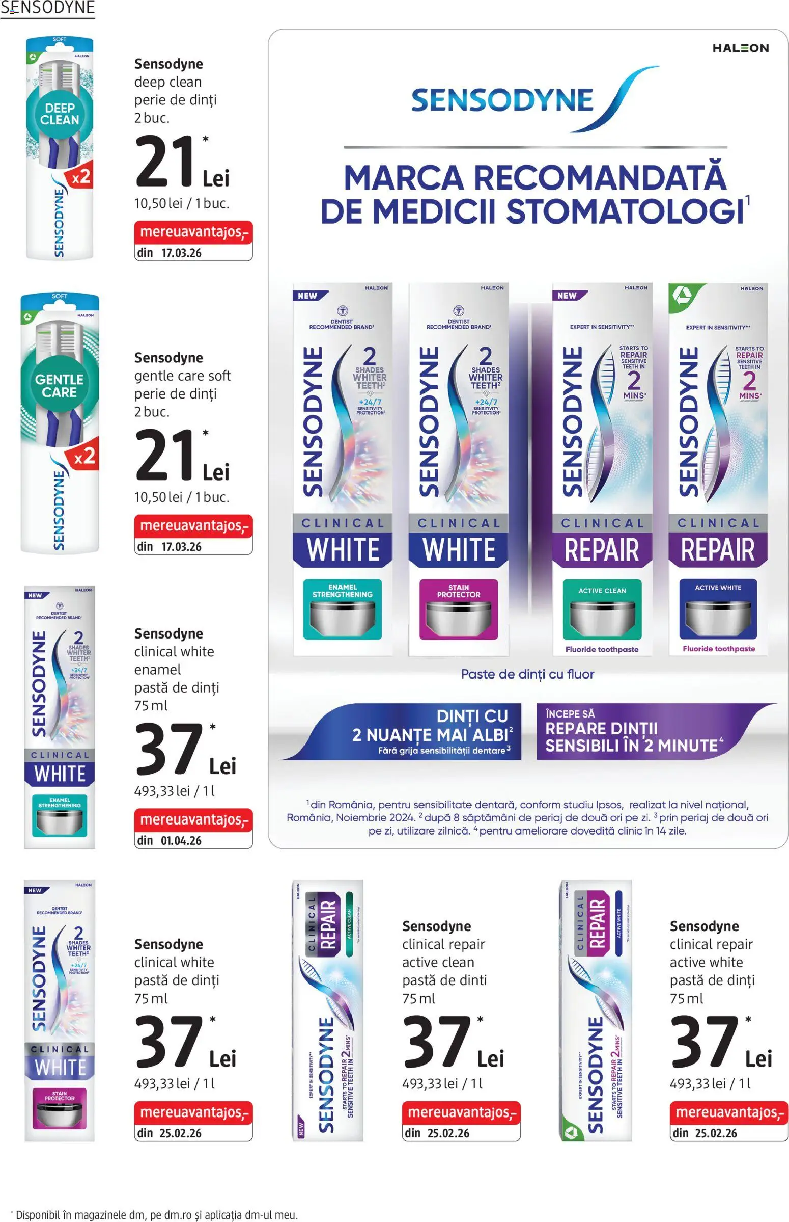 Catalog DM Drogerie Markt 23 Iulie - 24 August 2026 | Pagina 16 | Produse: Pomelo, Perie, Pastă de dinți, Paste
