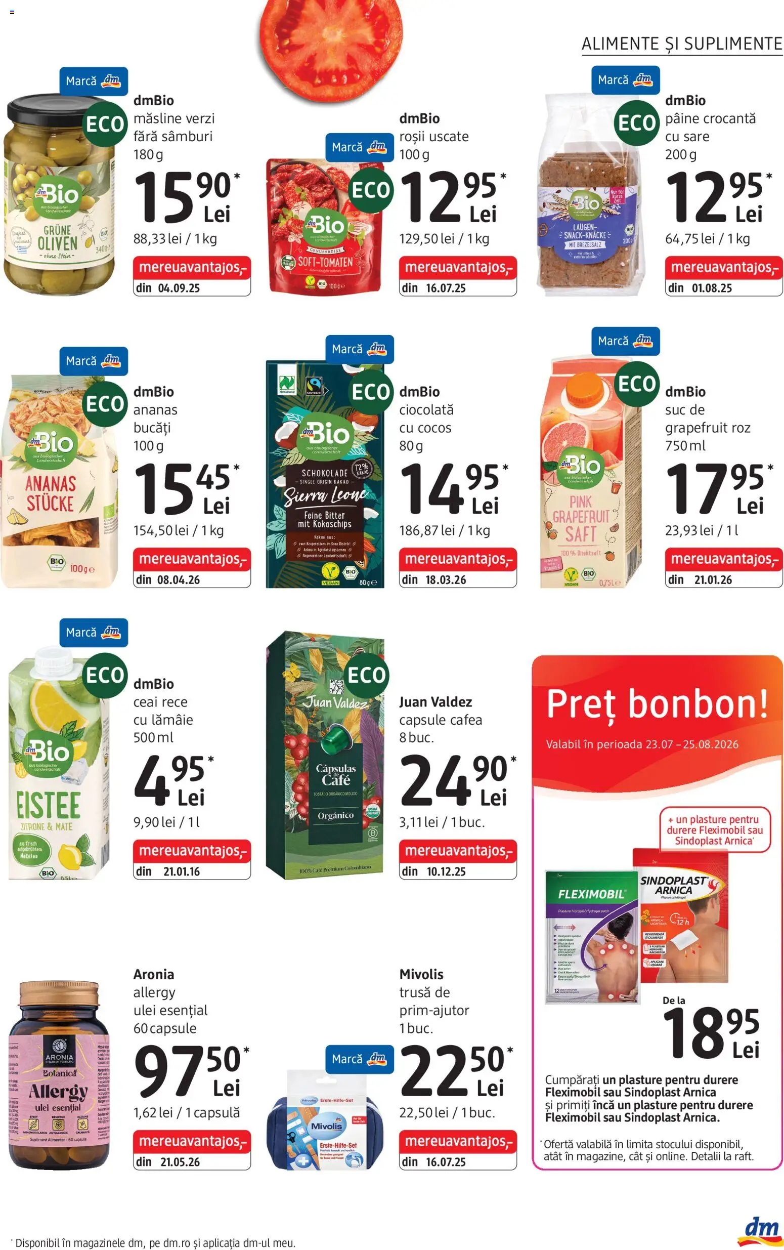 Catalog DM Drogerie Markt 23 Iulie - 24 August 2026 | Pagina 17 | Produse: Ulei, Pâine, Cafea, Ciocolată