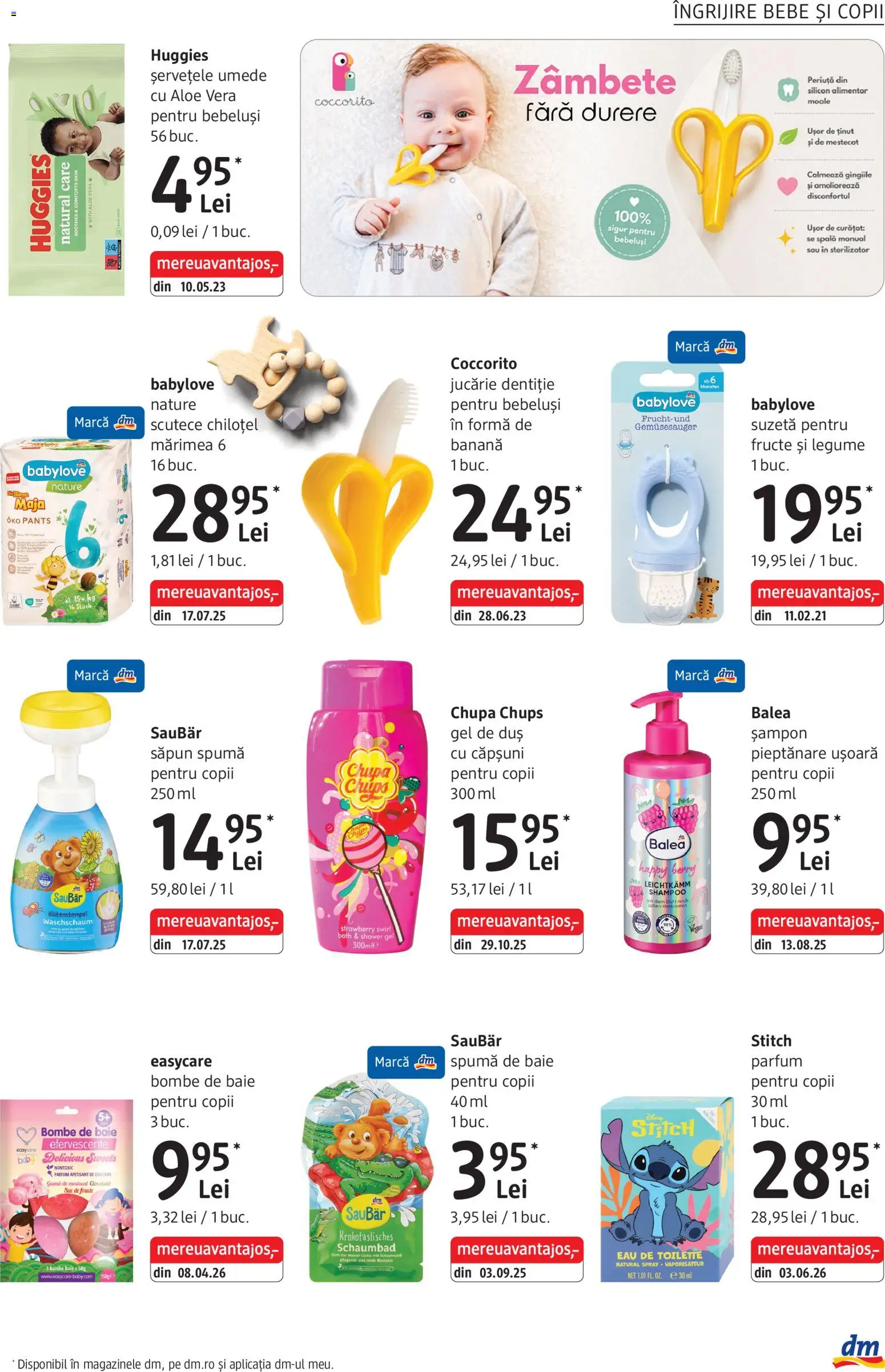 Catalog DM Drogerie Markt 23 Iulie - 24 August 2026 | Pagina 19 | Produse: Duș, Șampon, Suc, Fructe