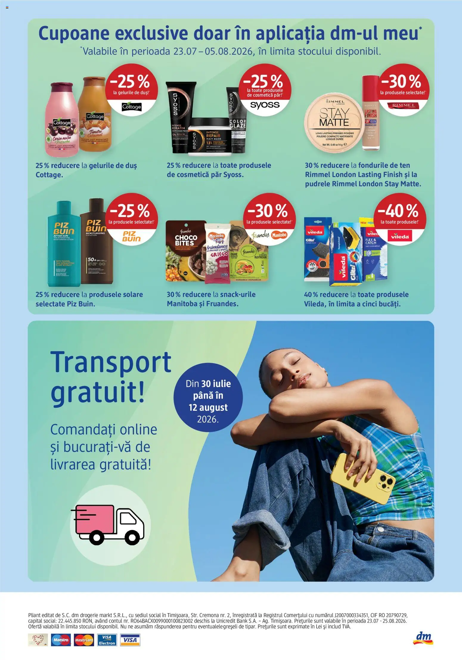 Catalog DM Drogerie Markt 23 Iulie - 24 August 2026 | Pagina 24 | Produse: Duș