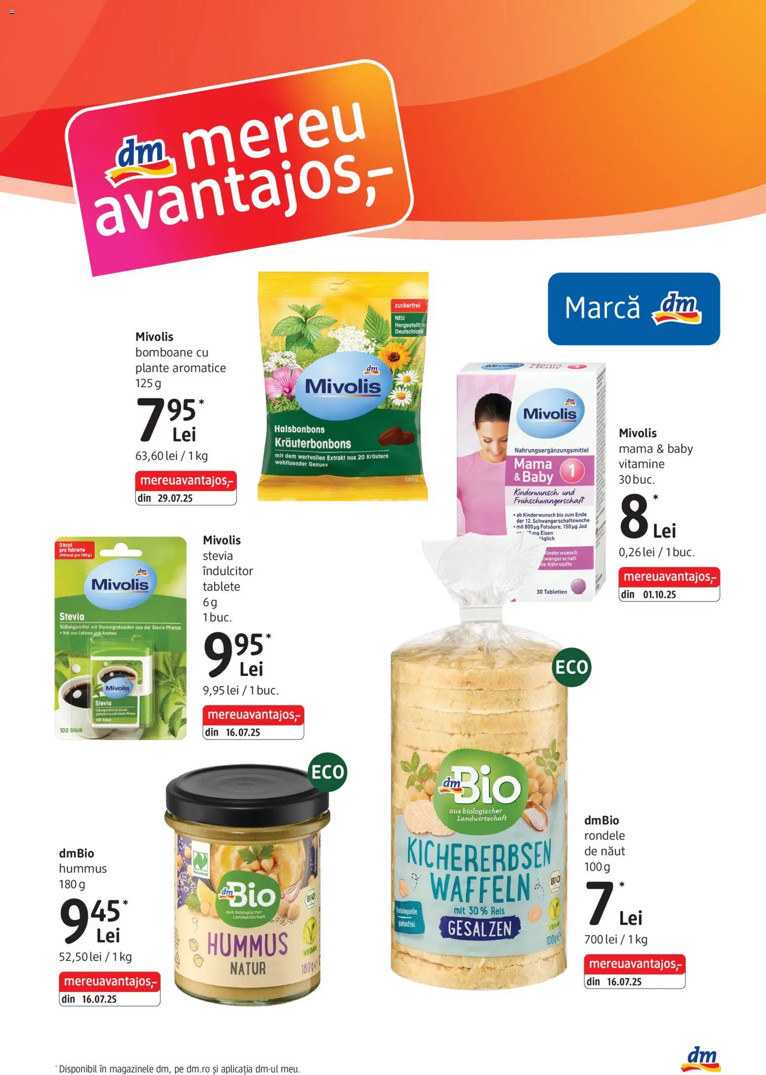 Catalog DM Drogerie Markt 23 Iulie - 24 August 2026 | Pagina 3 | Produse: Bomboane, Demirhindi