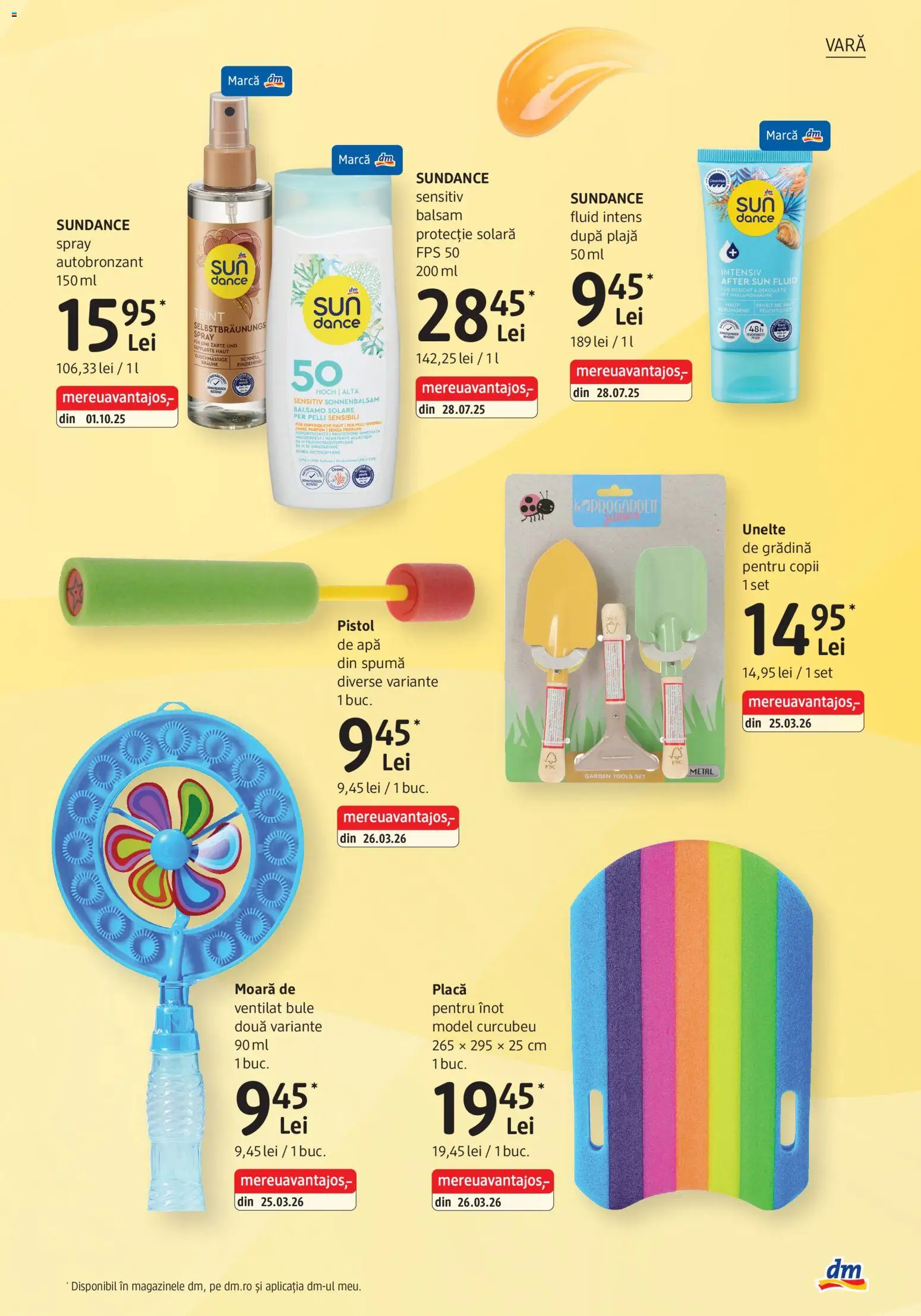 Catalog DM Drogerie Markt 23 Iulie - 24 August 2026 | Pagina 7 | Produse: Balsam, Protecție solară, Apă