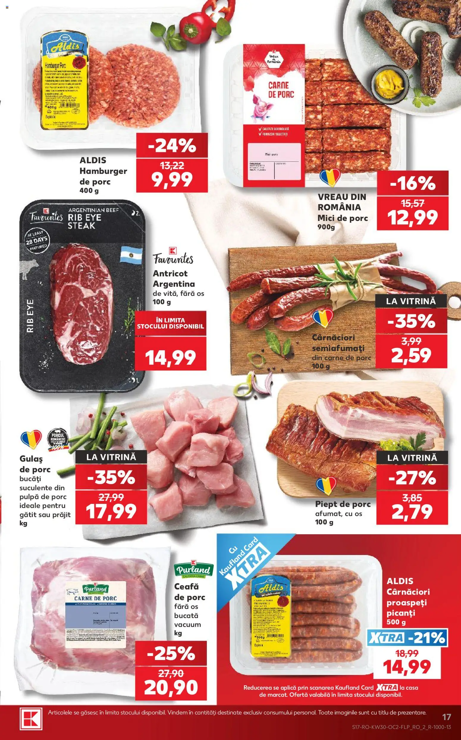 Catalog Kaufland 22 - 27 Iulie 2026 | Pagina 17 | Produse: Vitrină, Mici, Carne De Porc, Gulaș