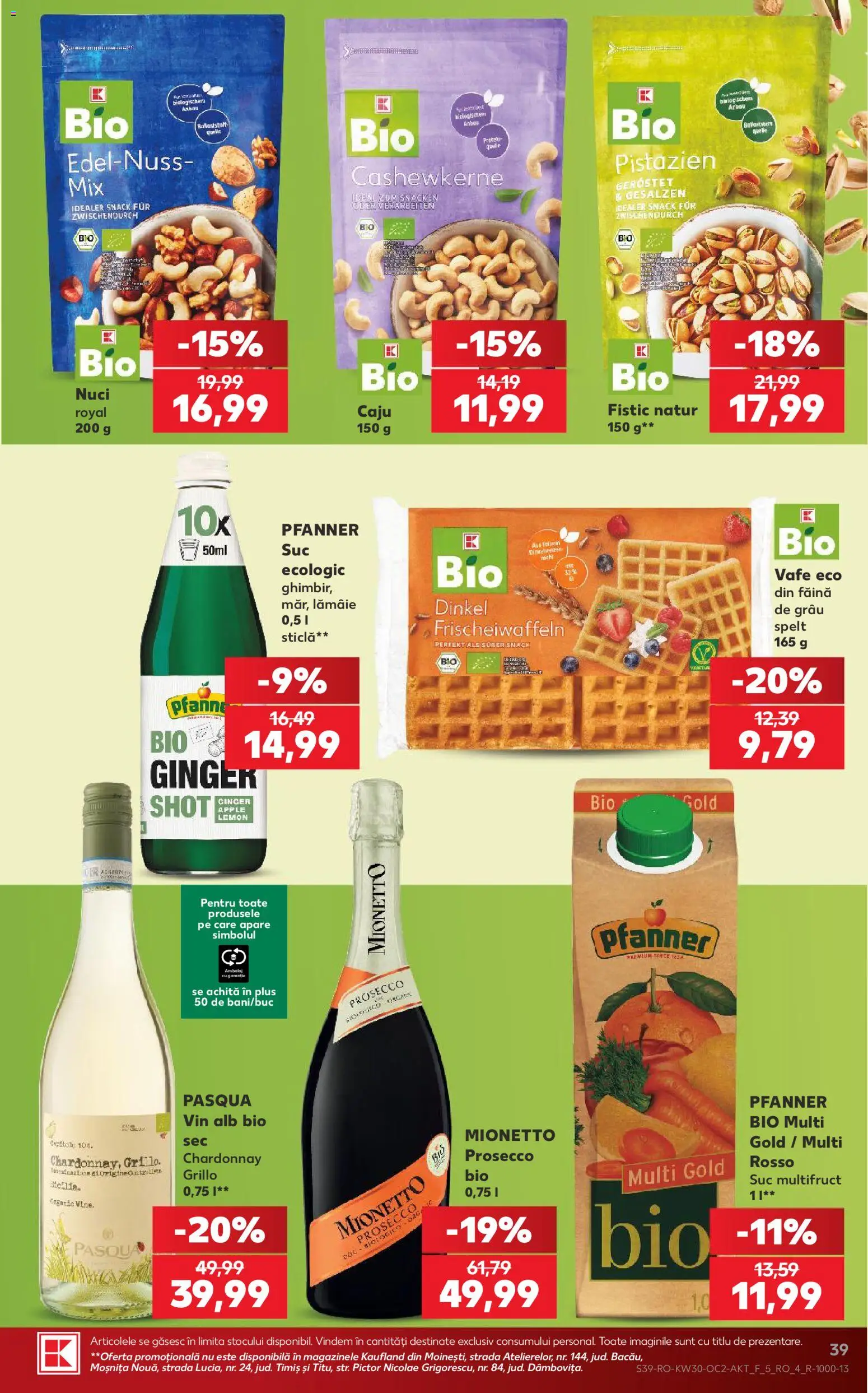 Catalog Kaufland 22 - 27 Iulie 2026 | Pagina 39 | Produse: Şerit ödül, Suc, Caju, Lămâie