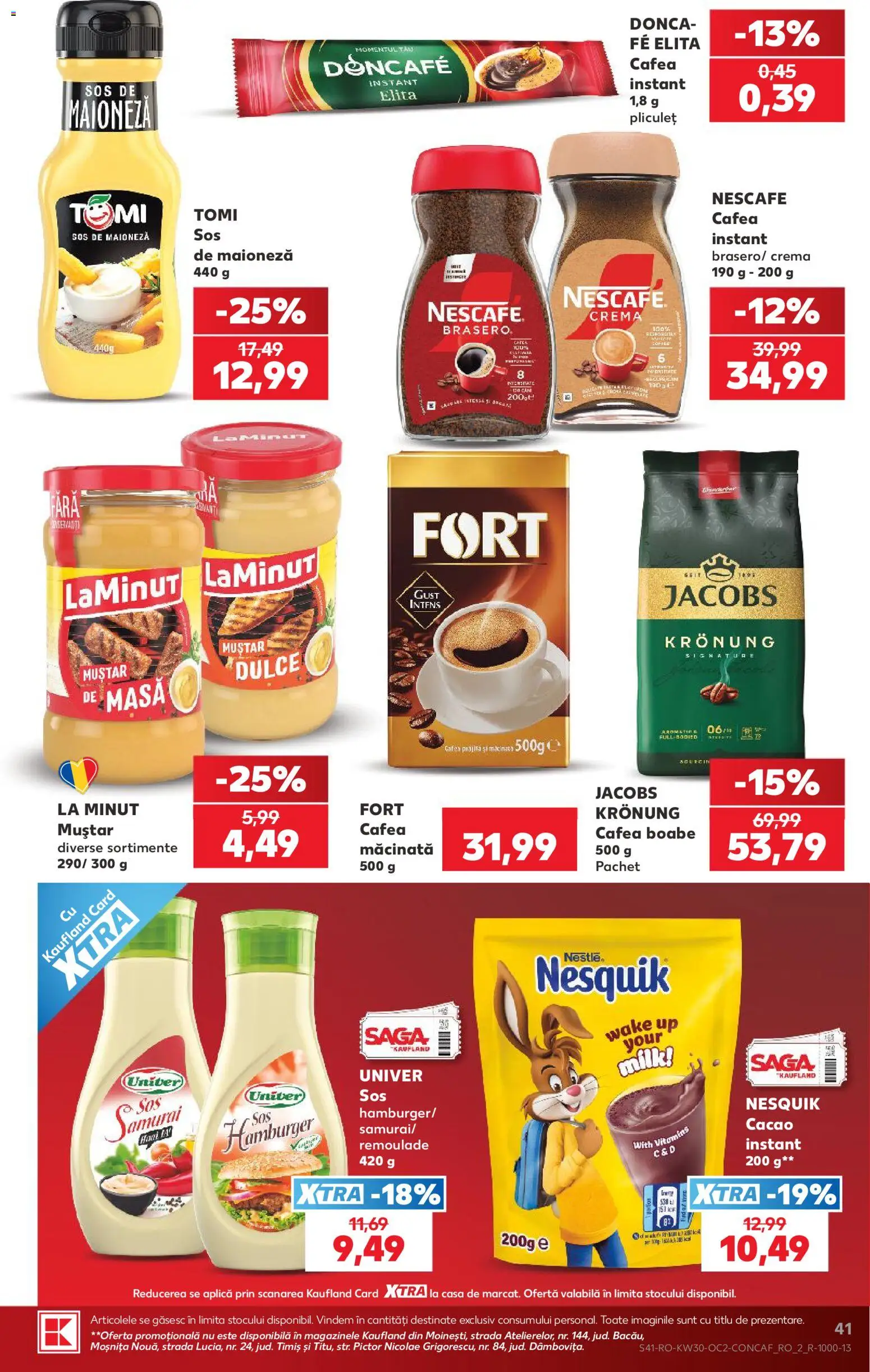 Catalog Kaufland 22 - 27 Iulie 2026 | Pagina 41 | Produse: Cremă, Cacao, Maioneză, Sos