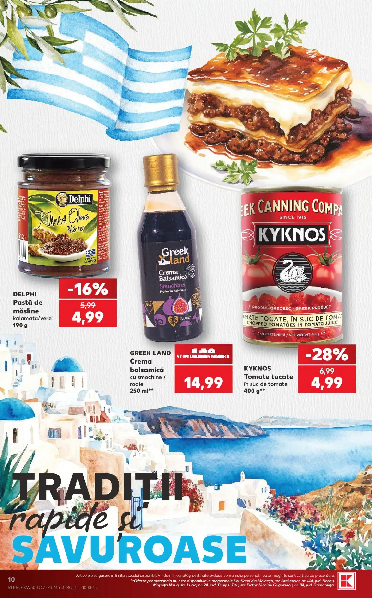 Catalog Kaufland 22 - 27 Iulie 2026 | Pagina 10 | Produse: Măsline, Cremă, Suc, Paste