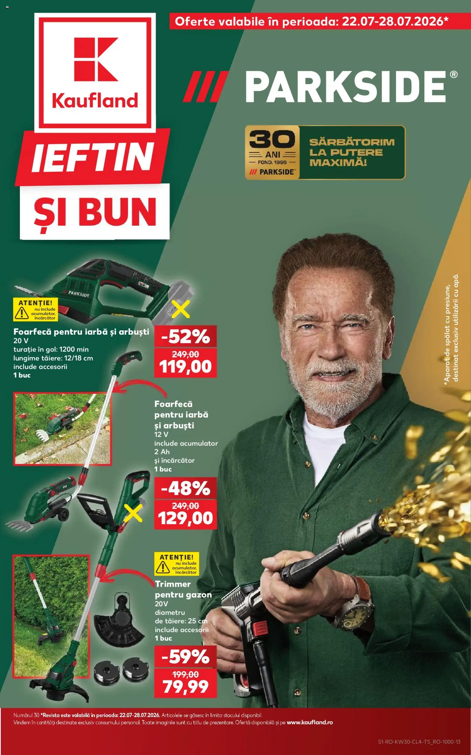 Catalog Kaufland 22 - 27 Iulie 2026 | Pagina 1 | Produse: Trimmer, Încărcător