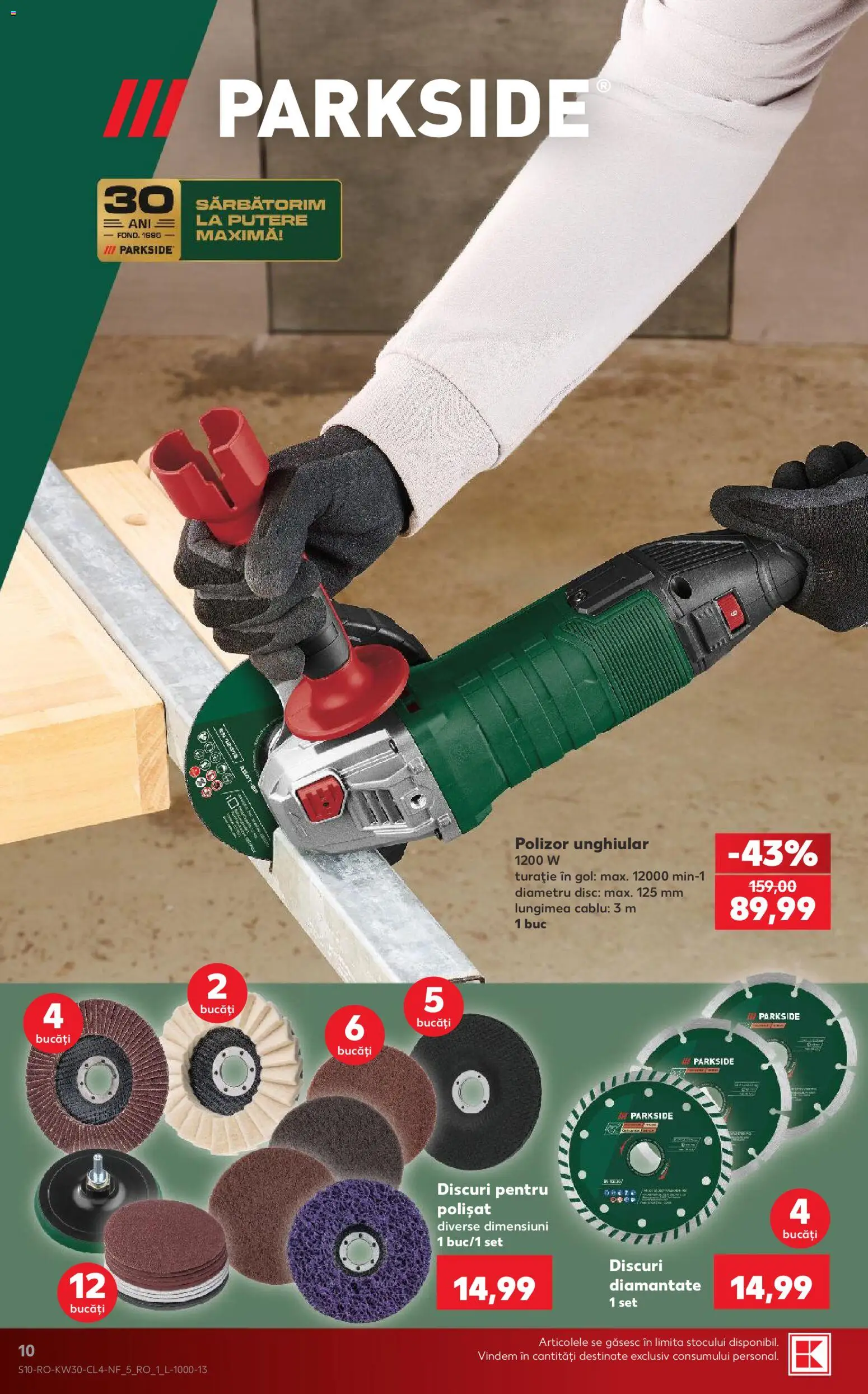 Catalog Kaufland 22 - 27 Iulie 2026 | Pagina 10 | Produse: Cablu, Disc, Polizor