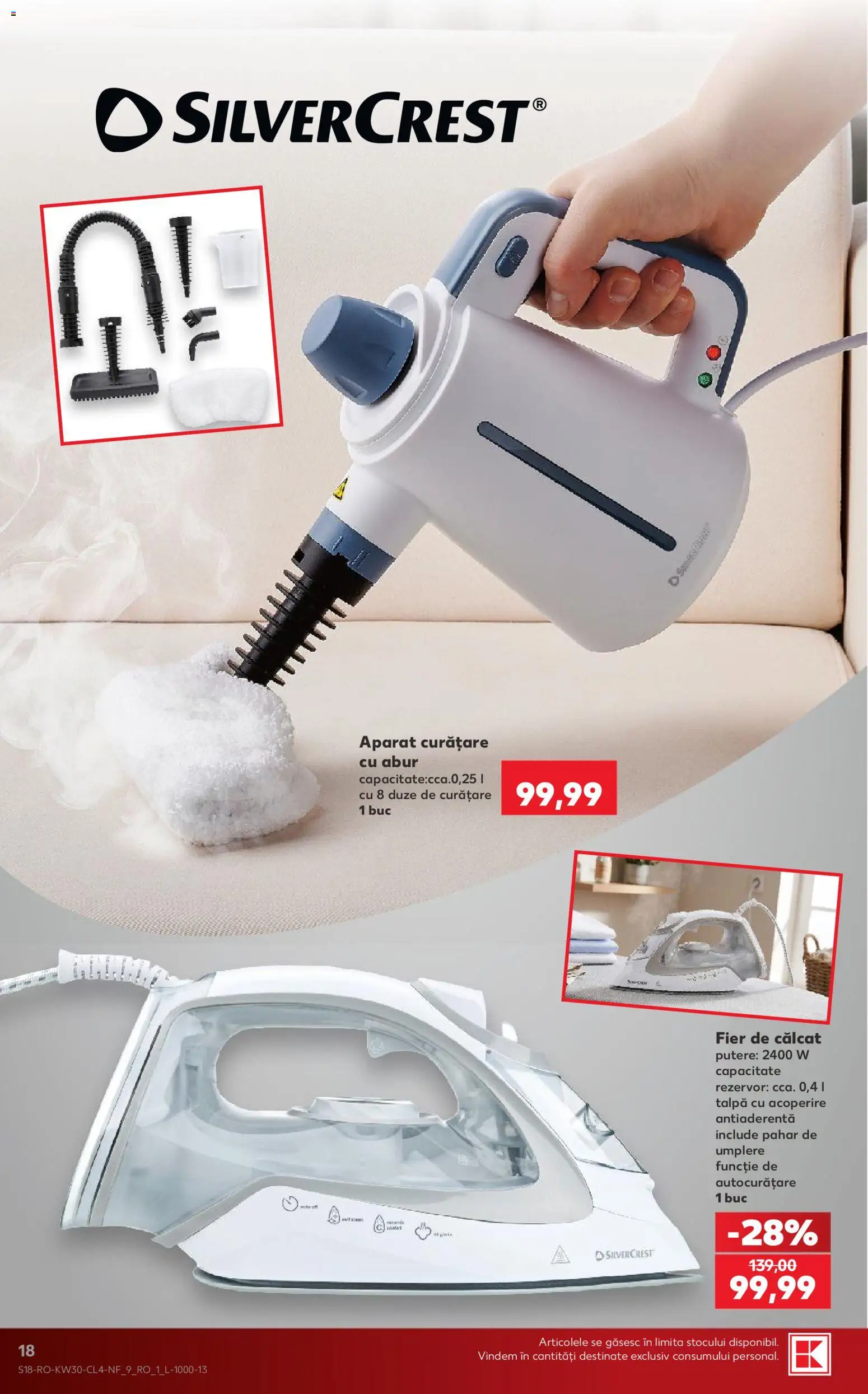 Catalog Kaufland 22 - 27 Iulie 2026 | Pagina 18 | Produse: Fier de călcat