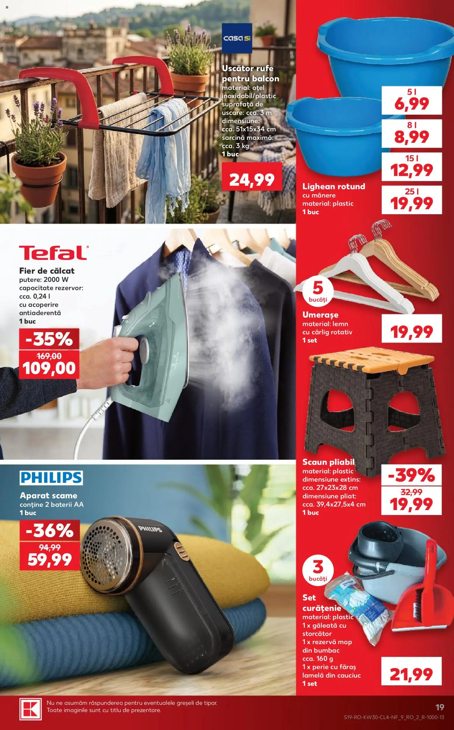 Catalog Kaufland 22 - 27 Iulie 2026 | Pagina 19 | Produse: Enginar, Storcător, Uscător rufe, Perie