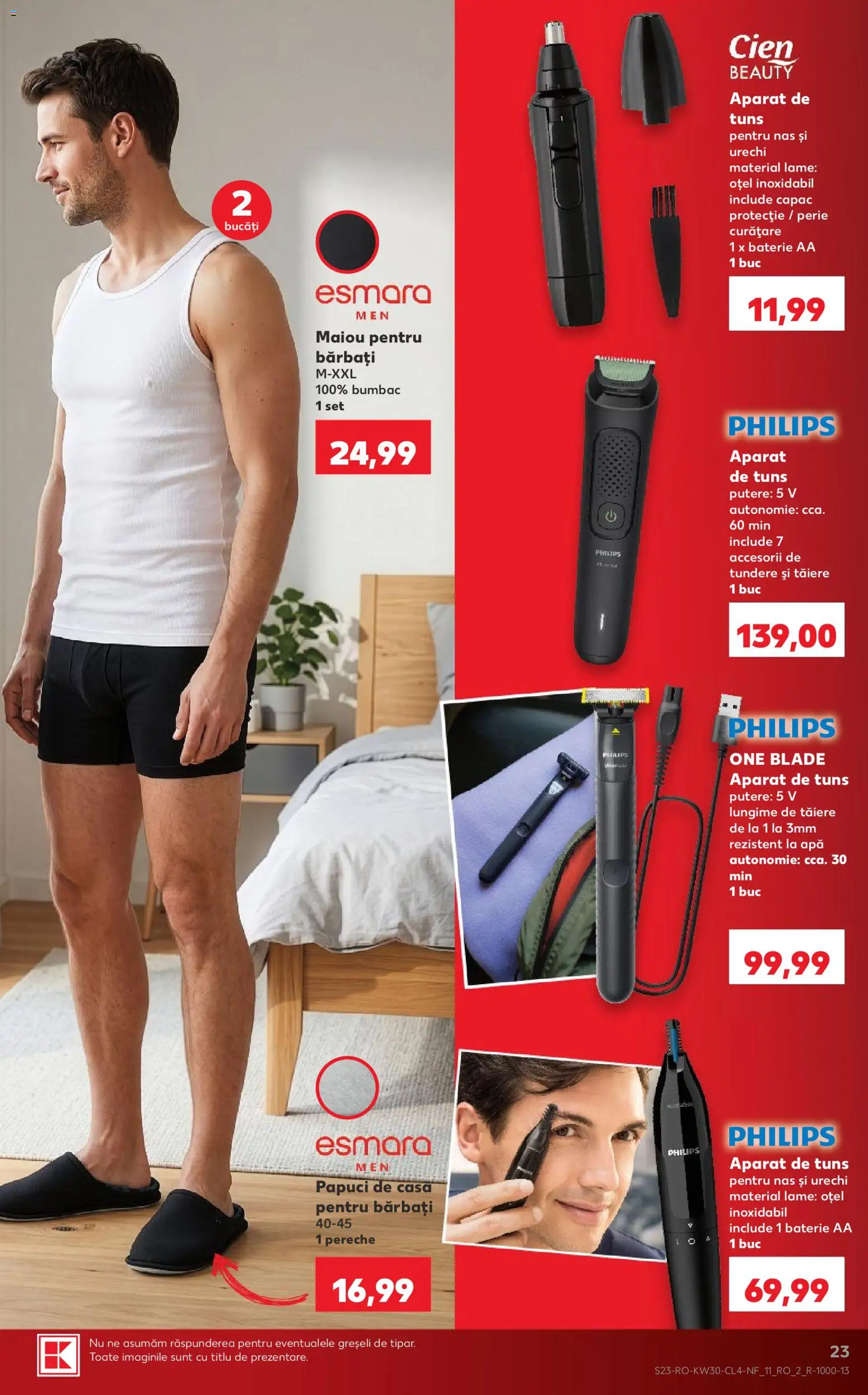 Catalog Kaufland 22 - 27 Iulie 2026 | Pagina 23 | Produse: Enginar, Baterie, Perie, Papuci
