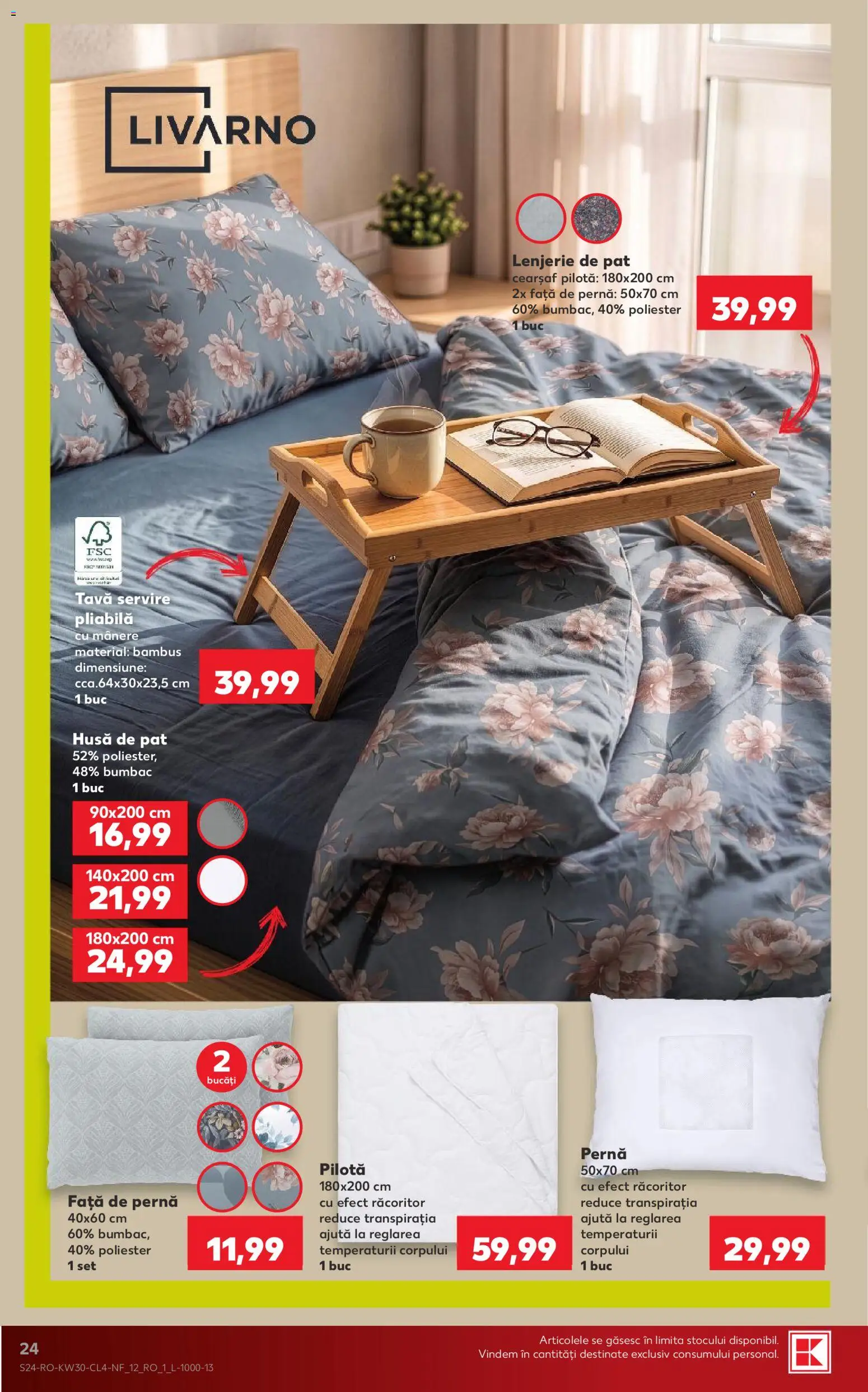 Catalog Kaufland 22 - 27 Iulie 2026 | Pagina 24 | Produse: Pat, Pernă, Pilotă, Față de pernă