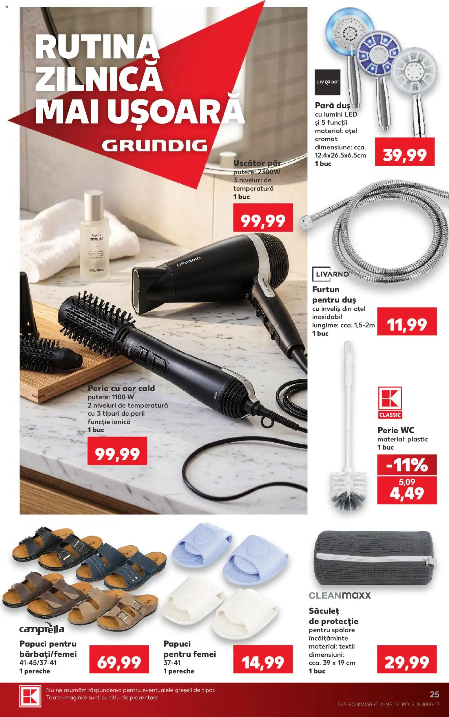 Catalog Kaufland 22 - 27 Iulie 2026 | Pagina 25 | Produse: Serum, Uscător, Perie, Papuci