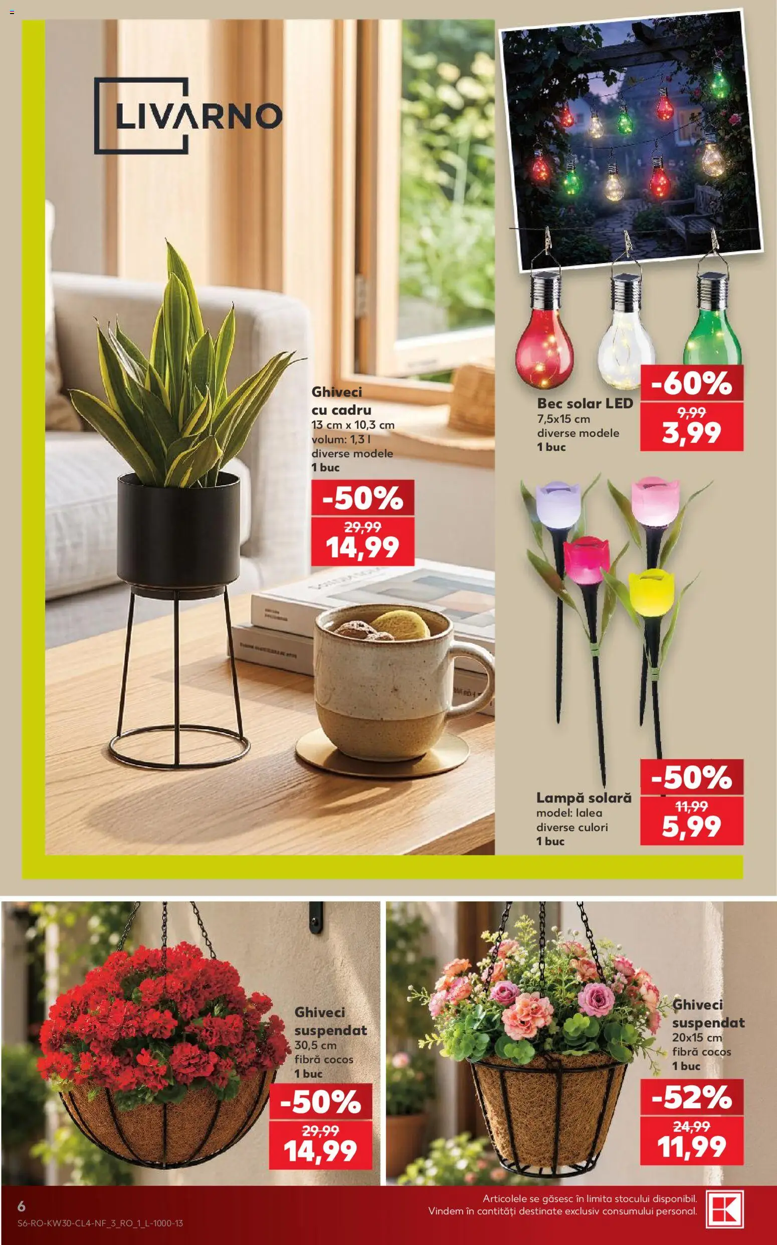 Catalog Kaufland 22 - 27 Iulie 2026 | Pagina 6 | Produse: Bec, Babak, Ghiveci, Lampă