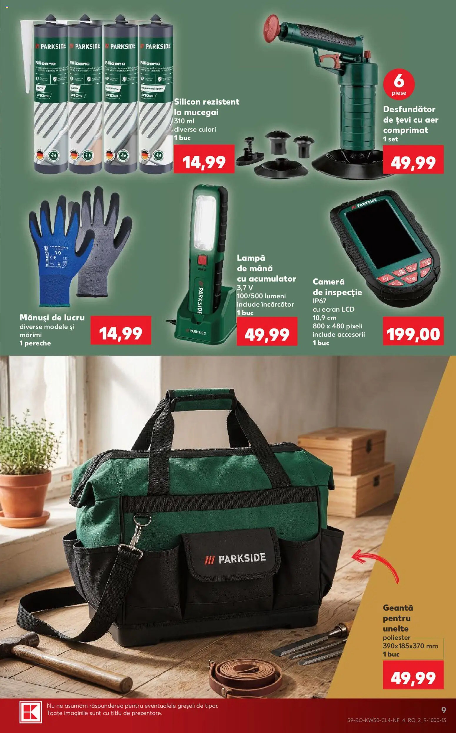 Catalog Kaufland 22 - 27 Iulie 2026 | Pagina 9 | Produse: Mănuși, Încărcător, Geantă, Mănuși de lucru
