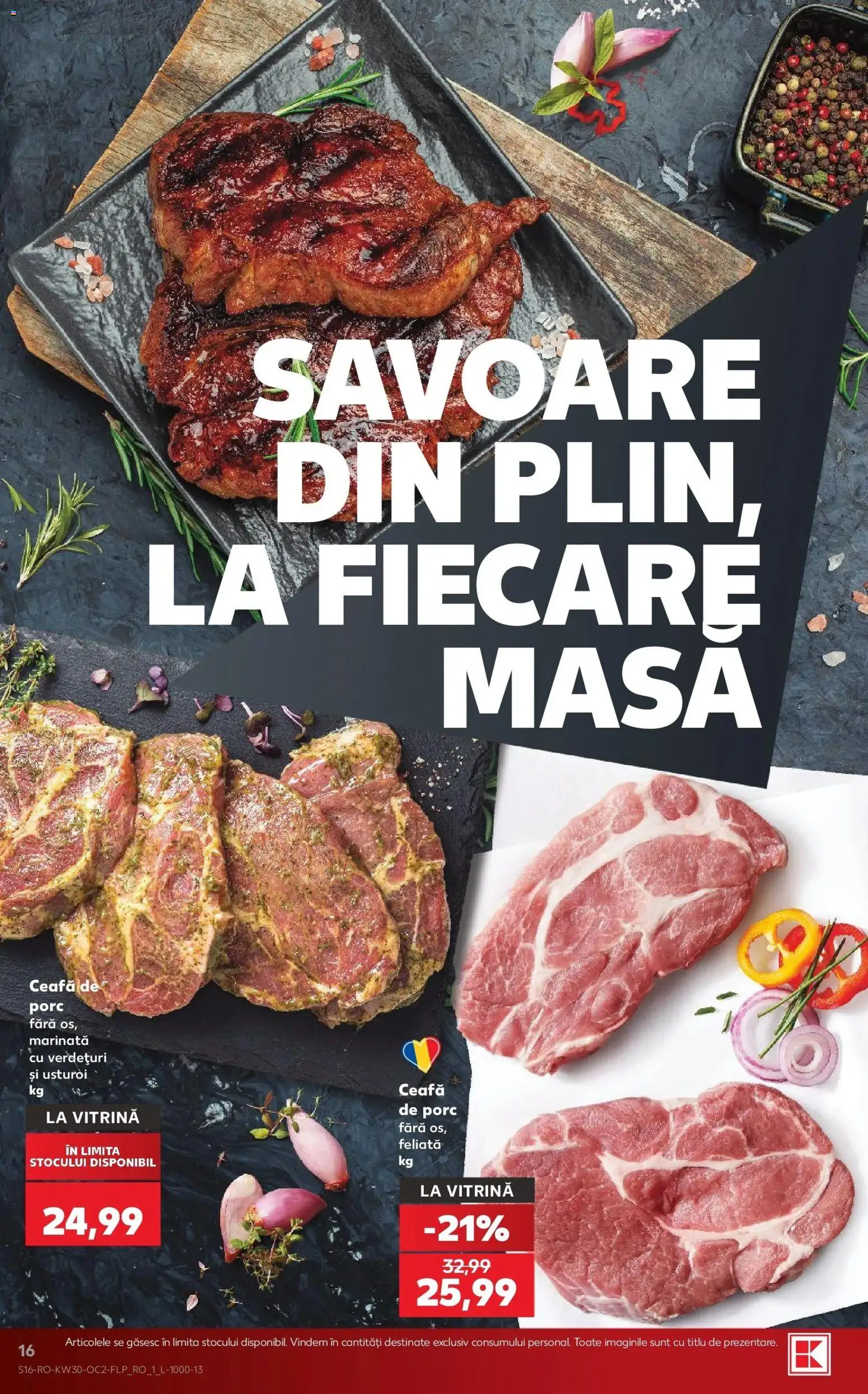 Catalog Kaufland 22 - 27 Iulie 2026 | Pagina 16 | Produse: Keçeli kalem, Masă, Vitrină, Usturoi