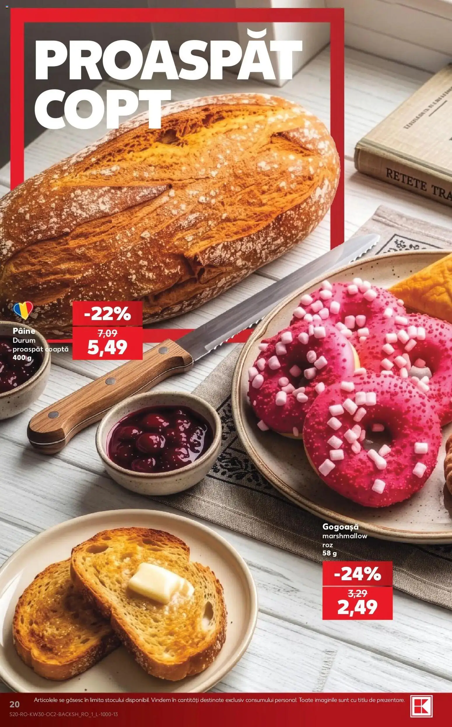 Catalog Kaufland 22 - 27 Iulie 2026 | Pagina 20 | Produse: Divan, Pâine