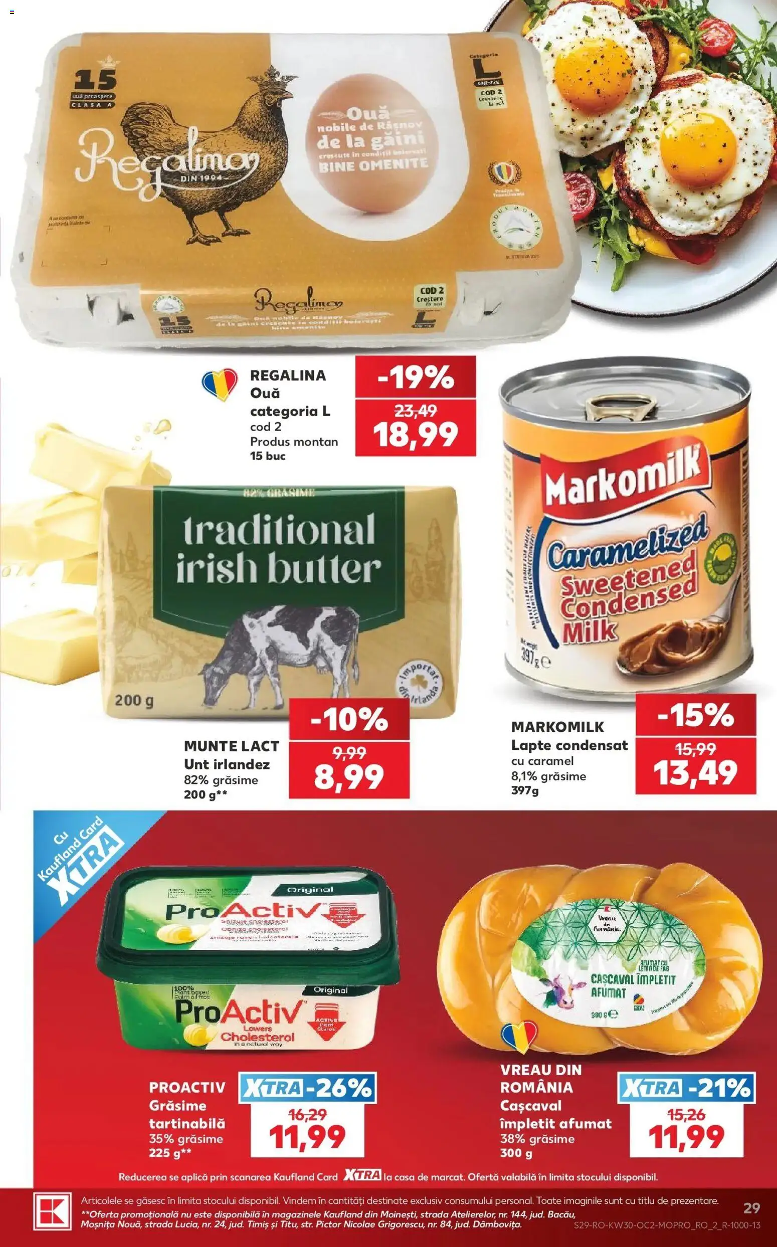 Catalog Kaufland 22 - 27 Iulie 2026 | Pagina 29 | Produse: Cașcaval, Lapte, Unt