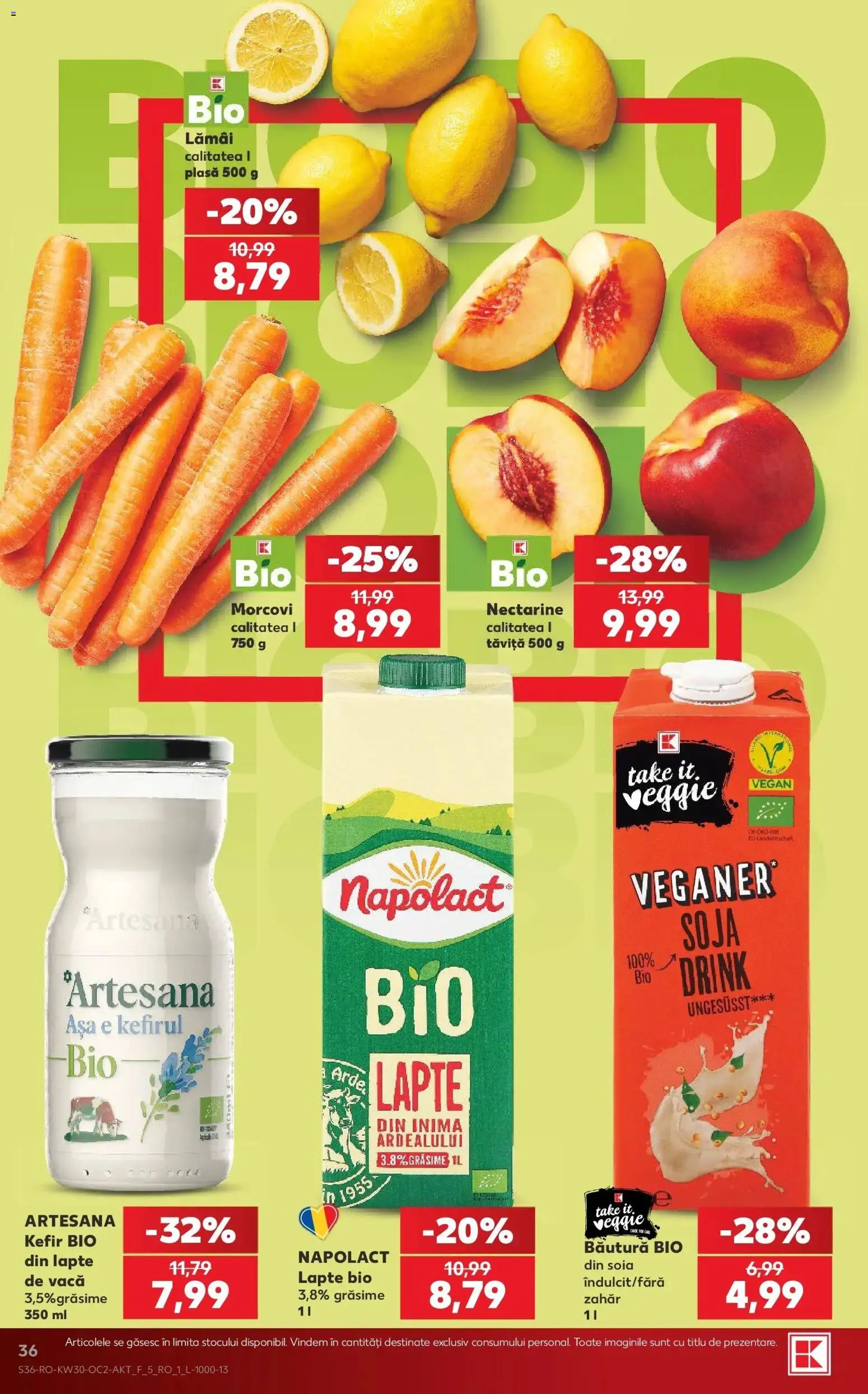 Catalog Kaufland 22 - 27 Iulie 2026 | Pagina 36 | Produse: Şerit ödül, Kefir, Morcovi, Zahăr
